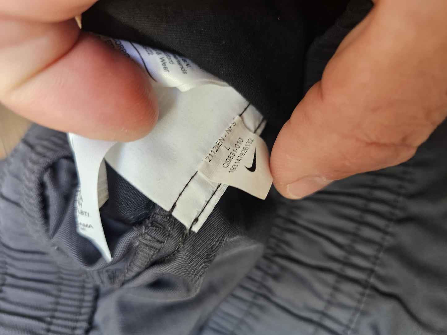Nike Mens Grey Cargo Style Chino Trousers - L/Large