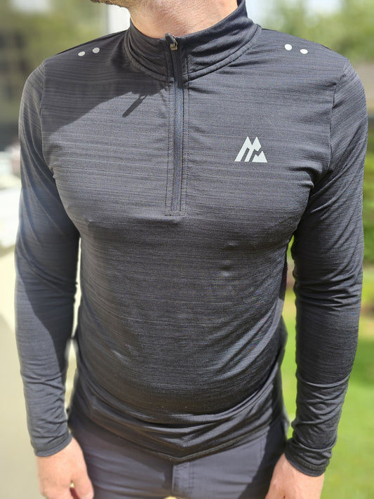 Montirex 1/4 Zip Long Sleeve Pullover Top - M/Medium