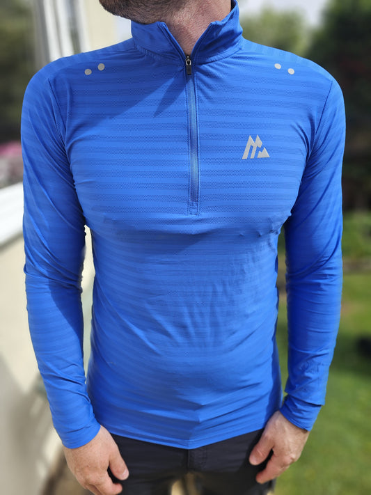 Montirex Mens 1/4 Zip Long Sleeve Pullover Top - M/Medium