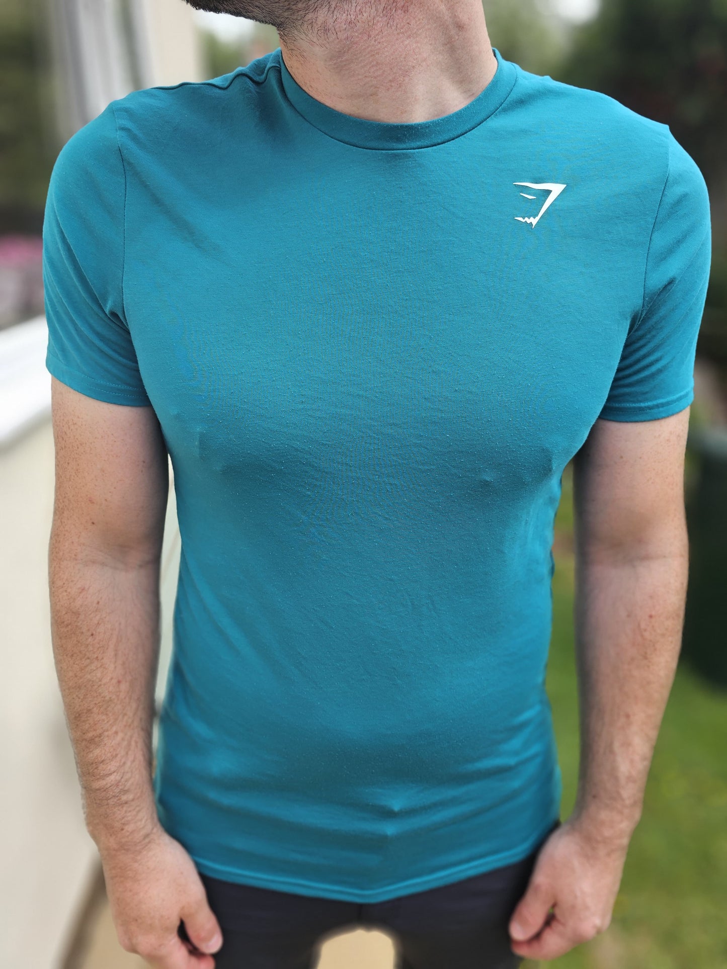 Gym Shark Mens Short Sleeve Pullover Activewear Top - M/Medium