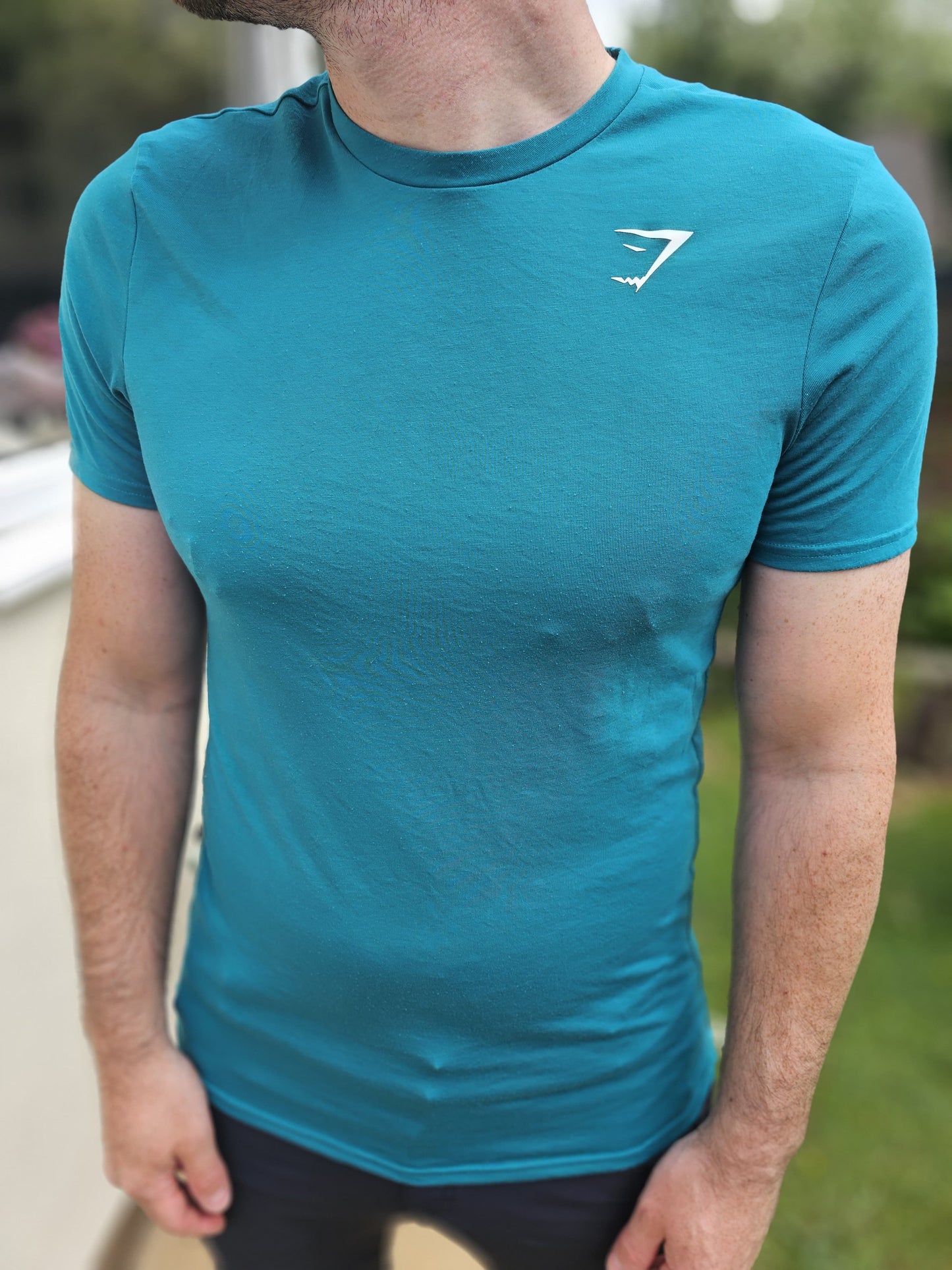Gym Shark Mens Short Sleeve Pullover Activewear Top - M/Medium