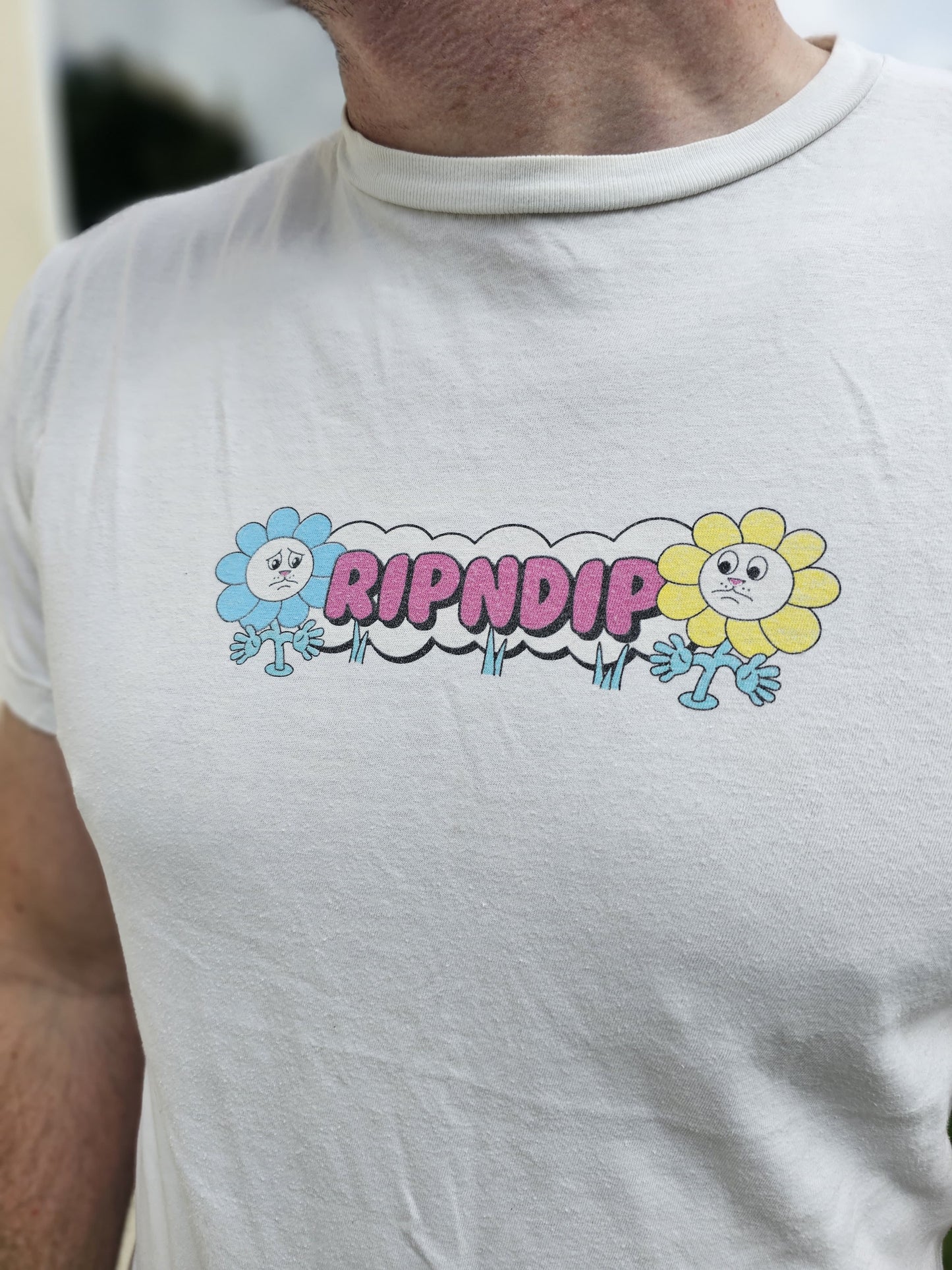 Ripndip Unisex Short Sleeve Nermal 'Where's my hug' Print T-Shirt - L/Large