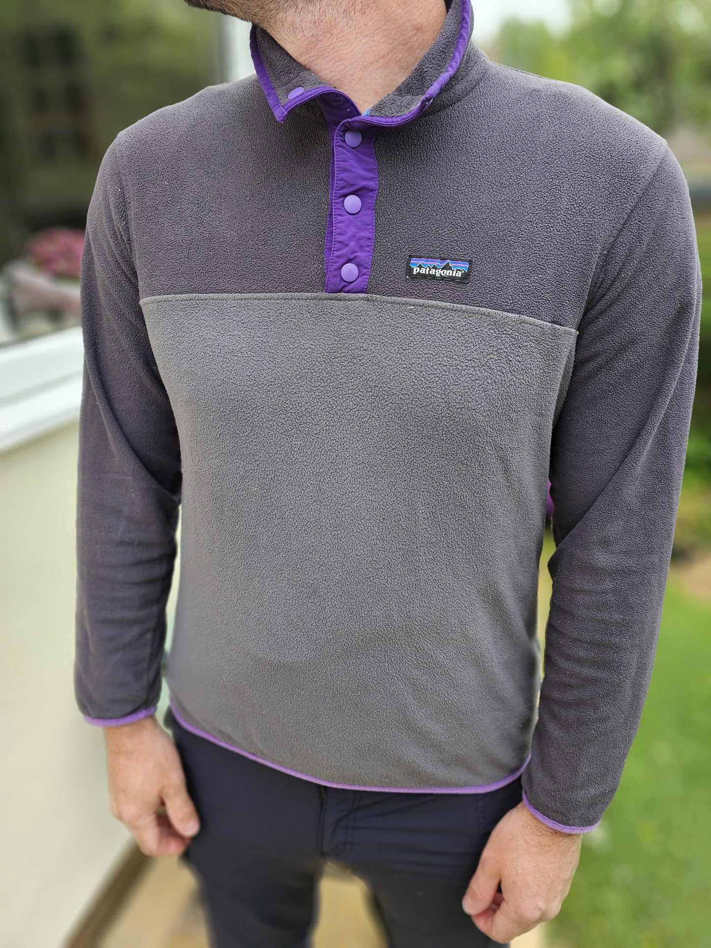 Patagonia Pullover Snap Button Up Fleece Jumper-M/Medium