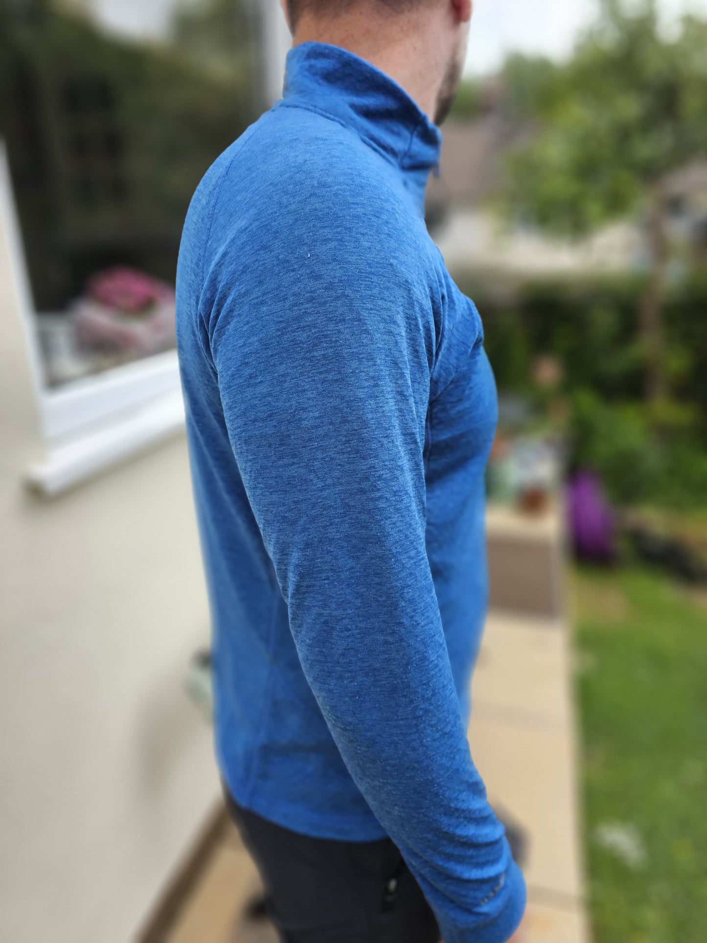 Rab Lightweight Thermic Blue Pullover 1/2 Fleece Jumper - L/Large