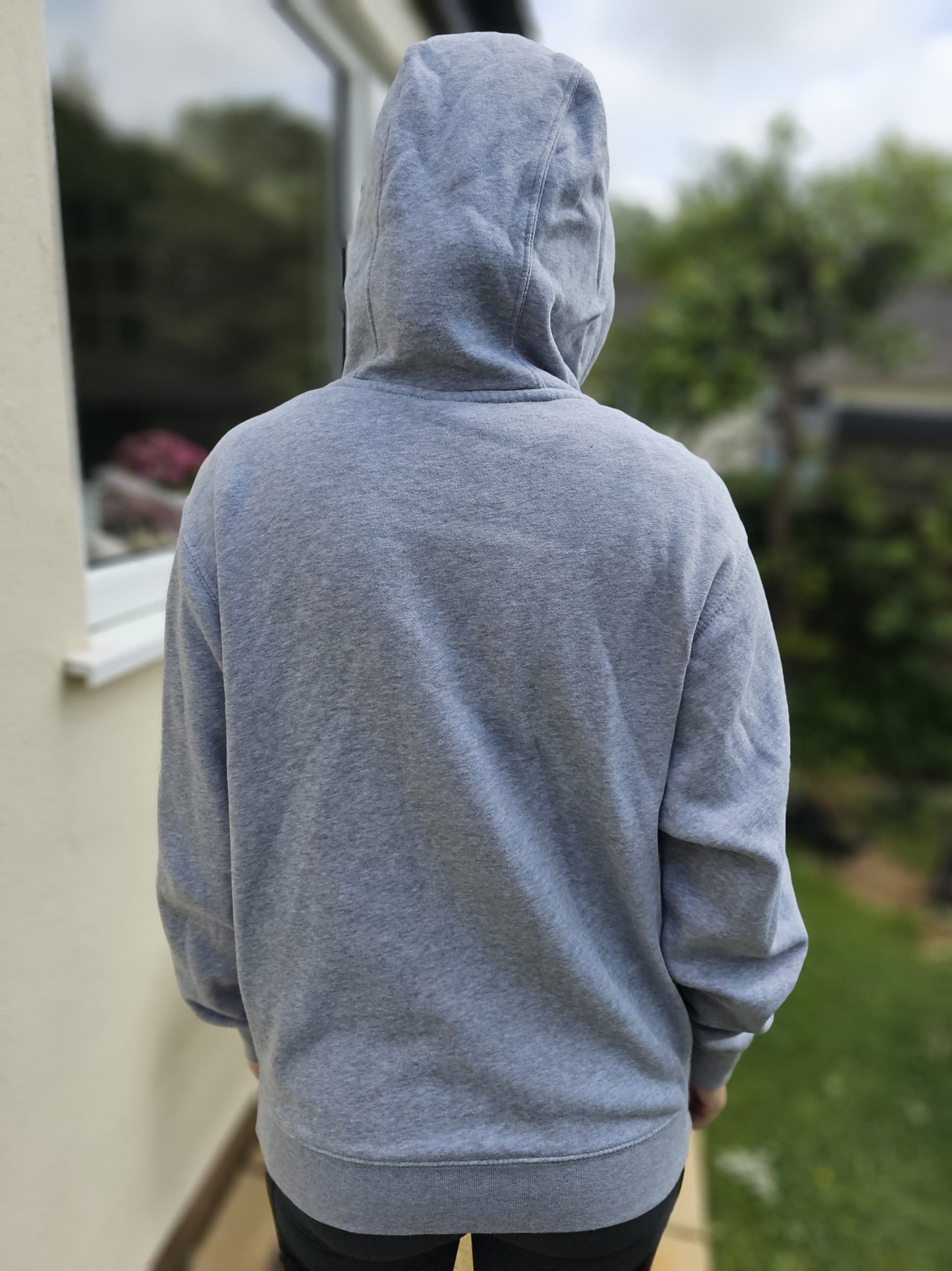 Nike Full Zip Grey Hooded Hoodie Sweat Jacket - S/Small