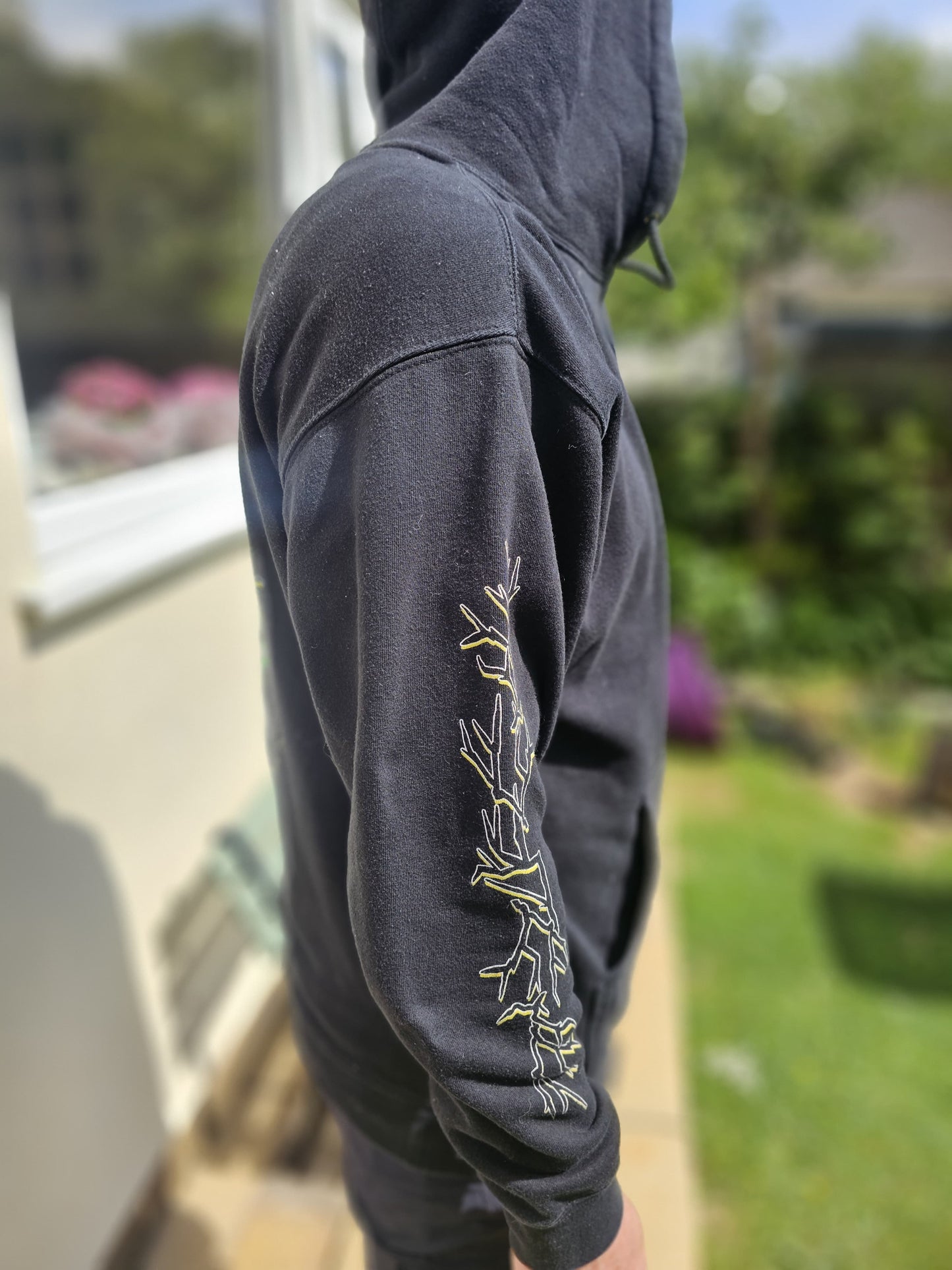 Ripndip Black Pullover Alien Motorbike Power Nerm Hoodie - L/Large