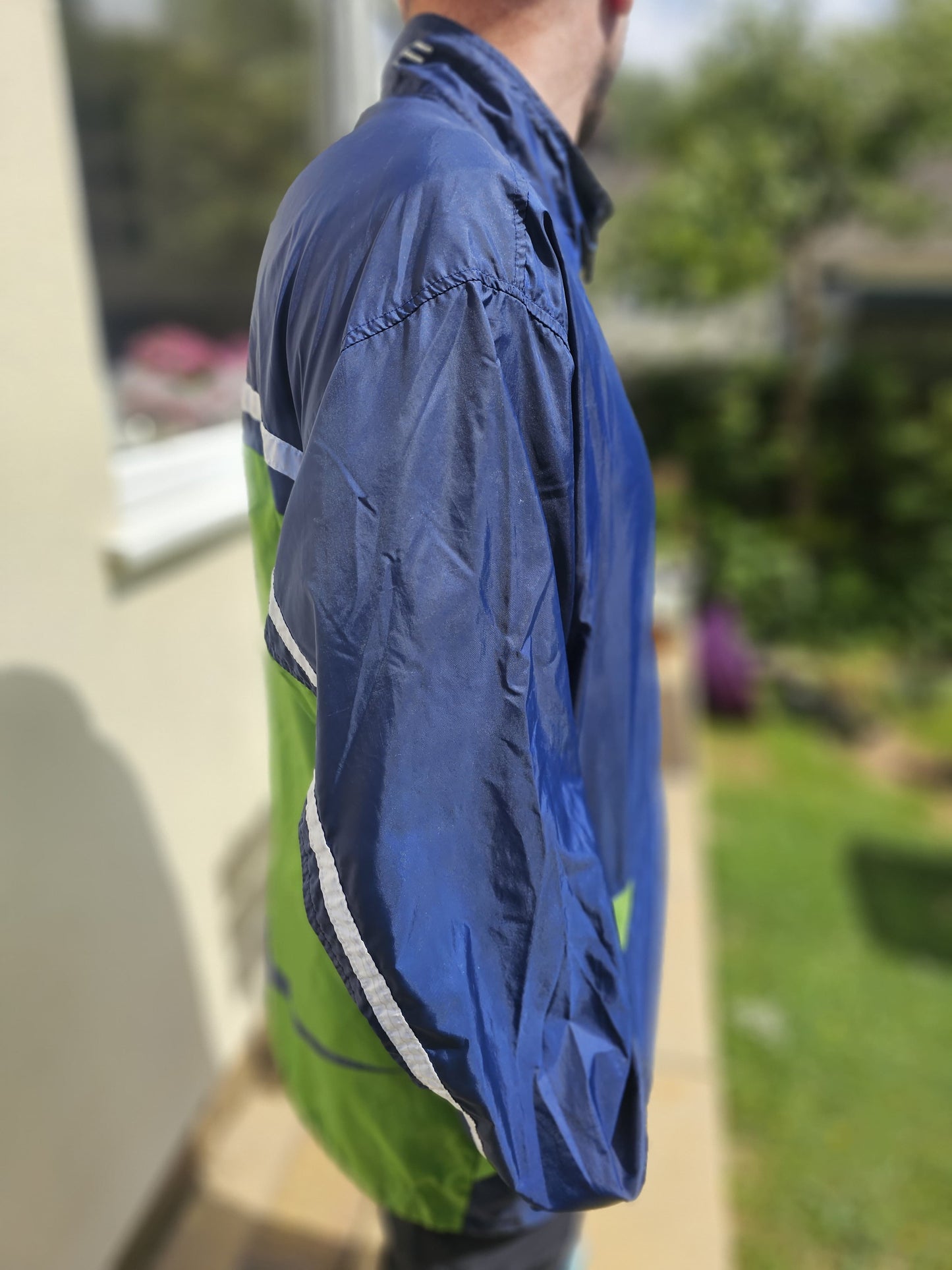 Vintage Nike Windbreaker Full Zip Hooded jacket 90s/Y2K - XL/Extra Large Casual
