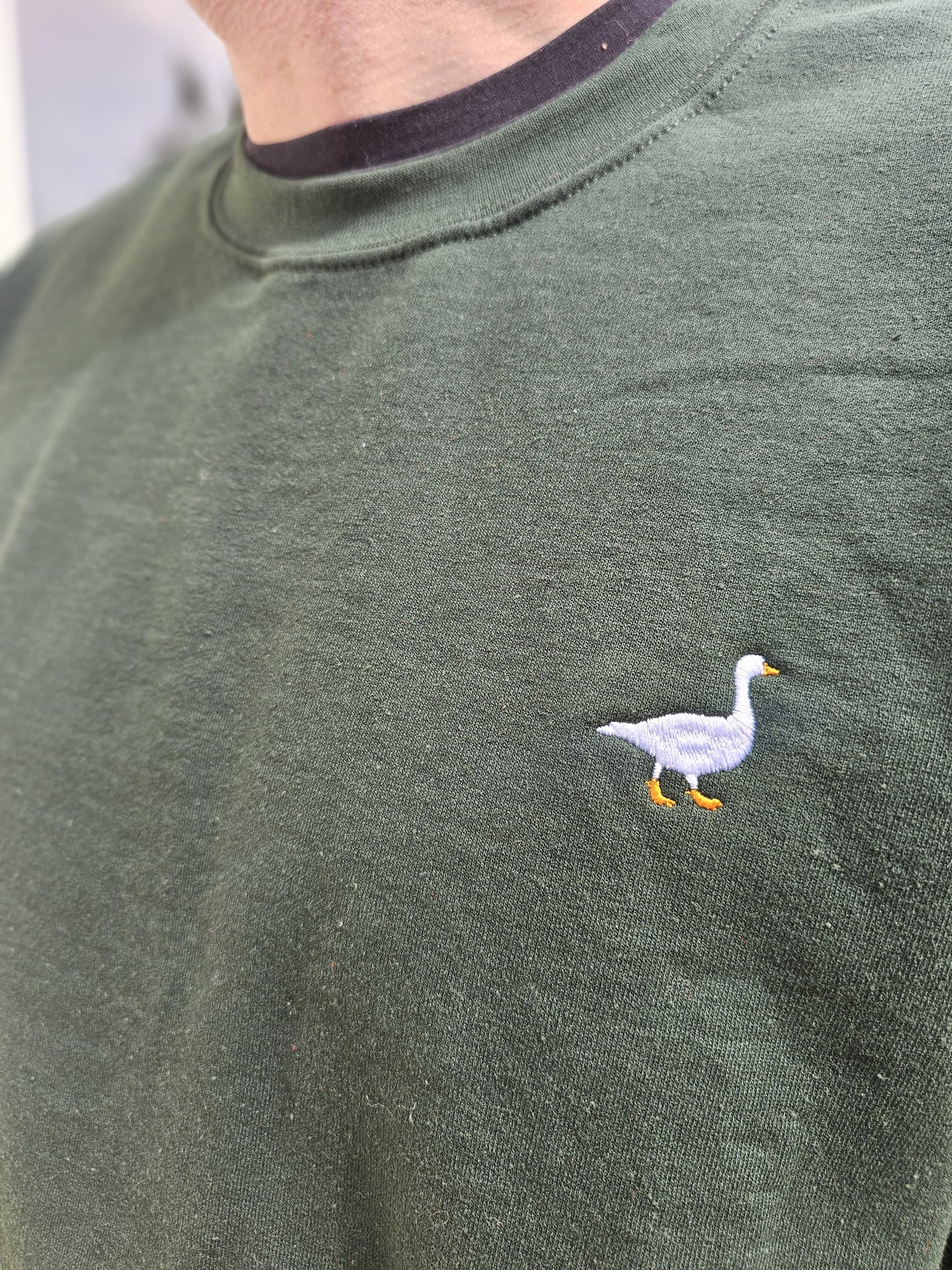 New Goose & Gander Dark Green Pullover Crew Neck Sweatshirt - XL/Extra Large