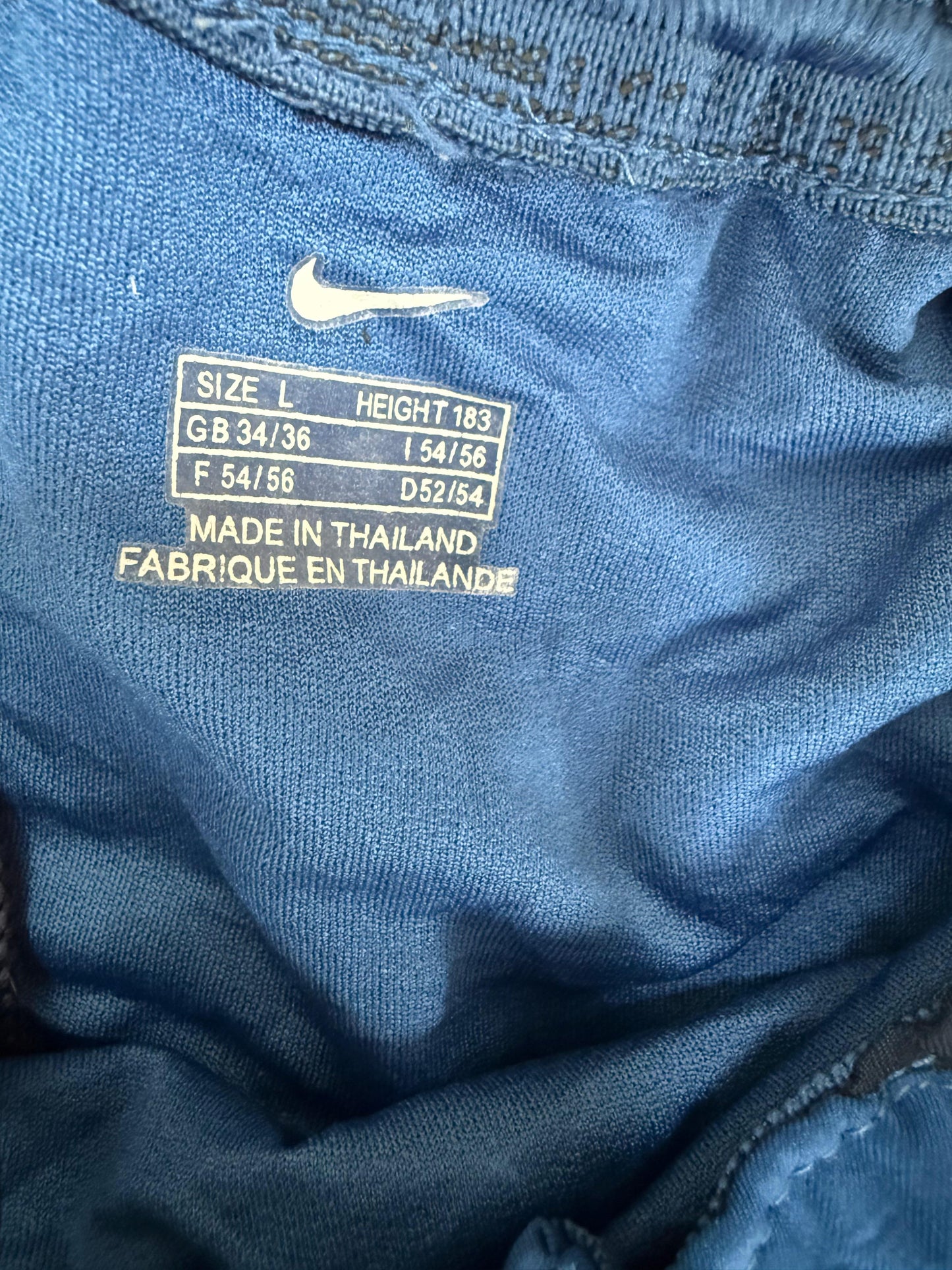 Vintage 2000's Nike Barcelona Football Shorts Blue Shorts - L/Large