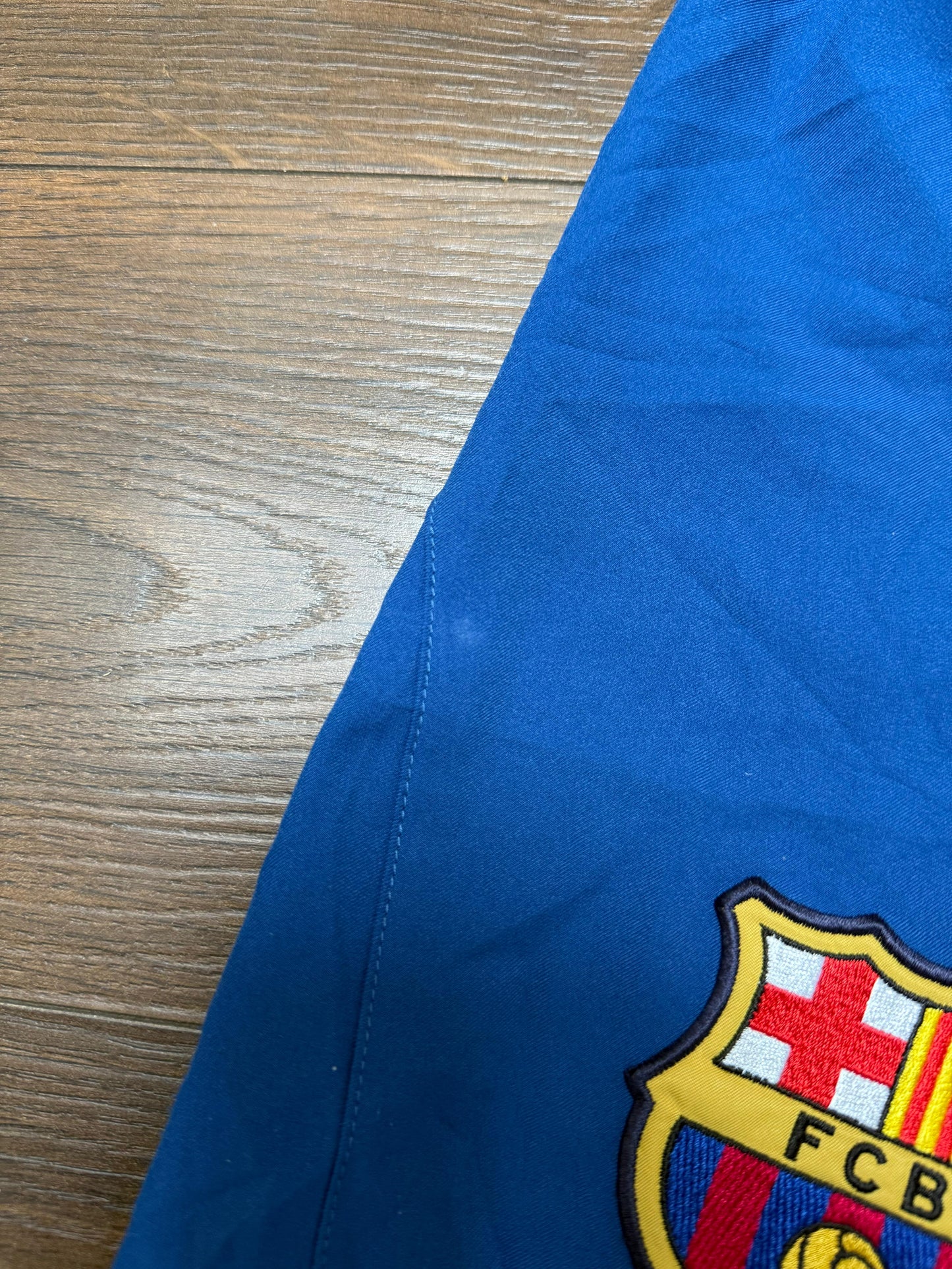 Vintage 2000's Nike Barcelona Football Shorts Blue Shorts - L/Large