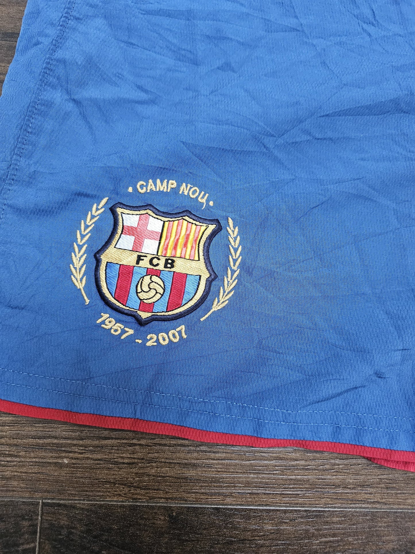 Vintage 2007 Nike Barcelona Football Shorts Blue Shorts - XXL/2XL/Extra Extra Large