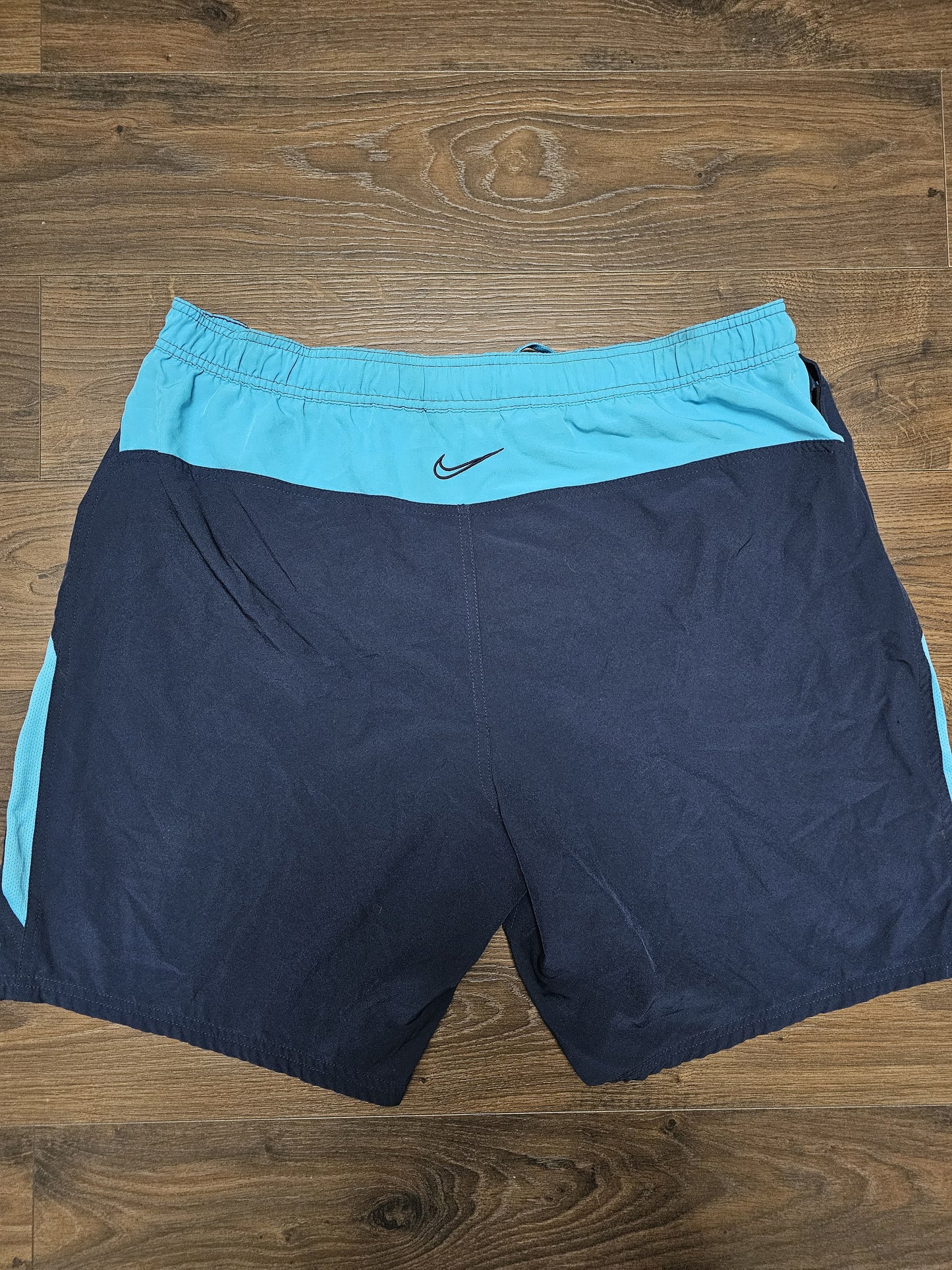 Nike Activewear/Casual/Swim Navy/Turquoise Shorts - XXL/Extra Extra Large