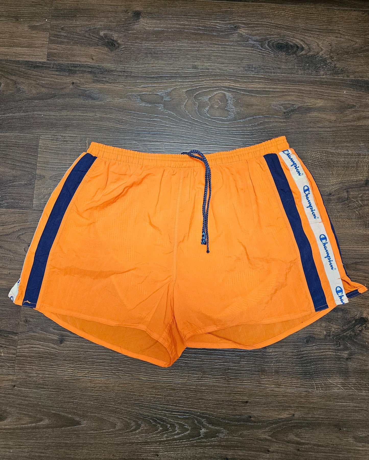 Champion Vintage Activewear/Casual/Swim Orange Shorts - L/Large (36-38)