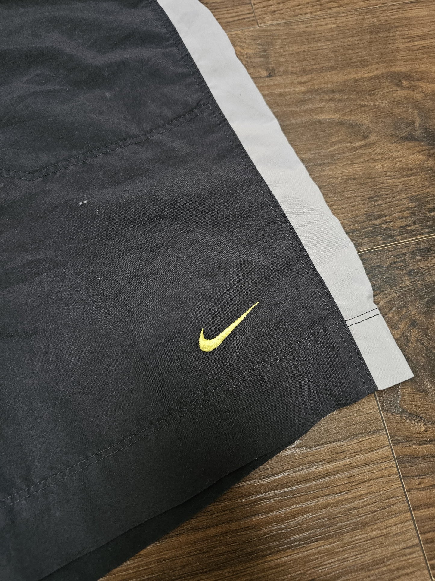Nike Silver Tag Y2K Activewear/Casual/ Black/Grey Shorts - XL/Extra Large