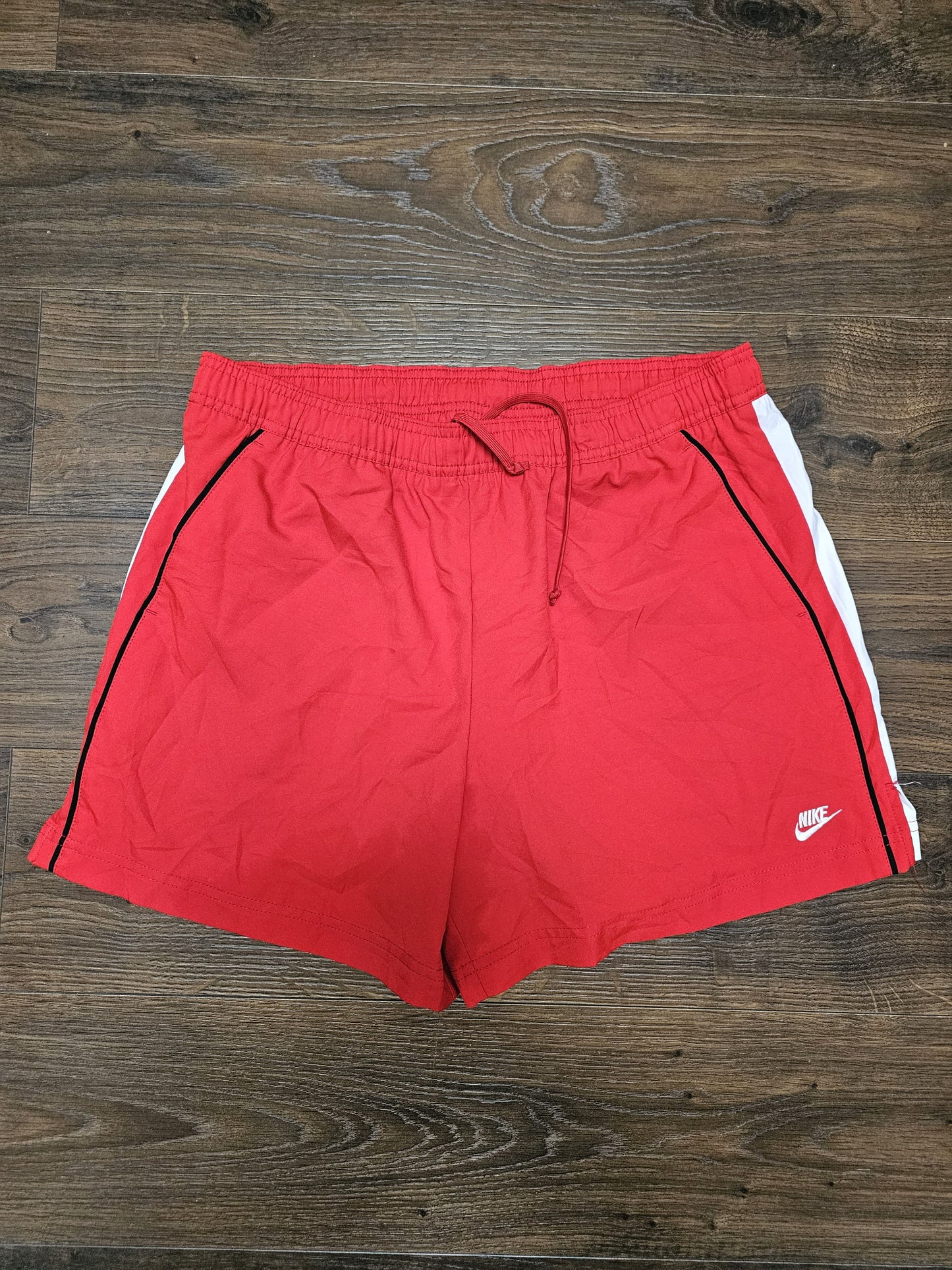Nike Silver Tag Y2K Womens Activewear/Casual/ Red Shorts - M/Medium (8-10)