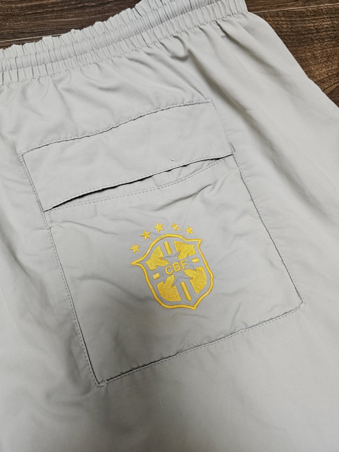 Nike Brazil 2010's Activewear/Casual/Football Grey Shorts - M/Medium (Height 178cm)