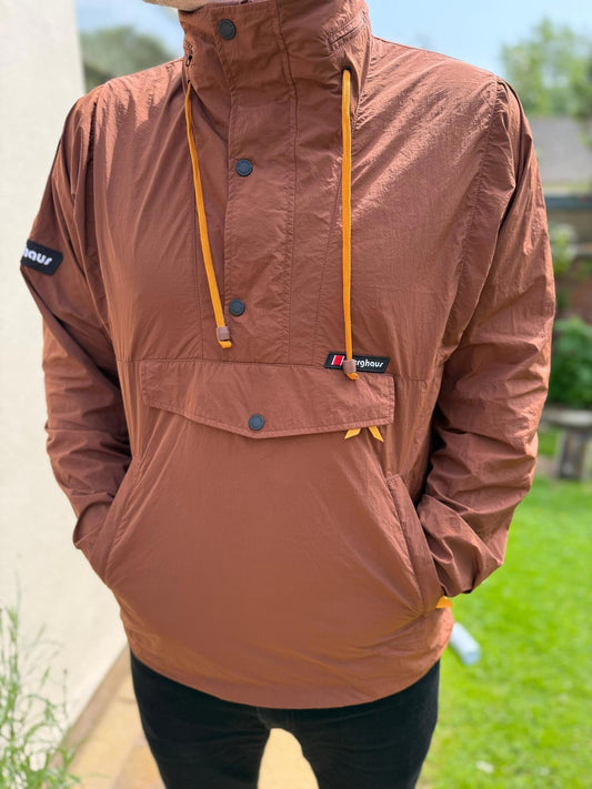 Berghaus Dean Street Unisex Overhead 1/2 Zip Windbreaker Jacket Jacket - M