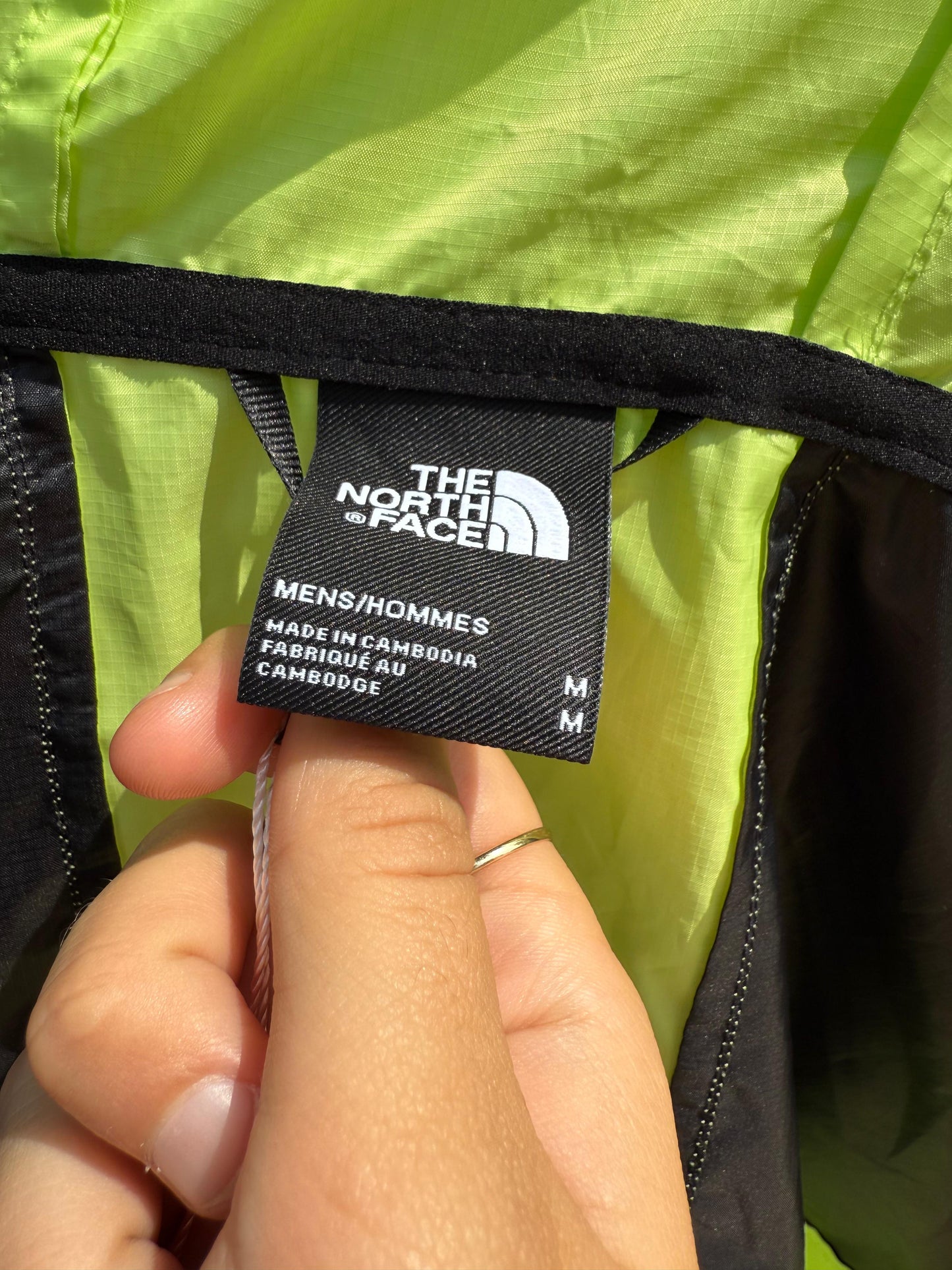 The North Face Windwall Hooded Packable Full Zip Windbreaker Jacket - M/Medium