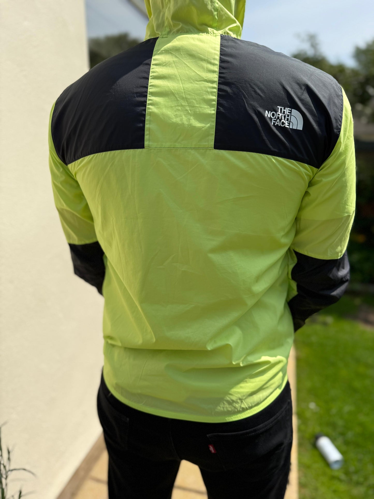 The North Face Windwall Hooded Packable Full Zip Windbreaker Jacket - M/Medium