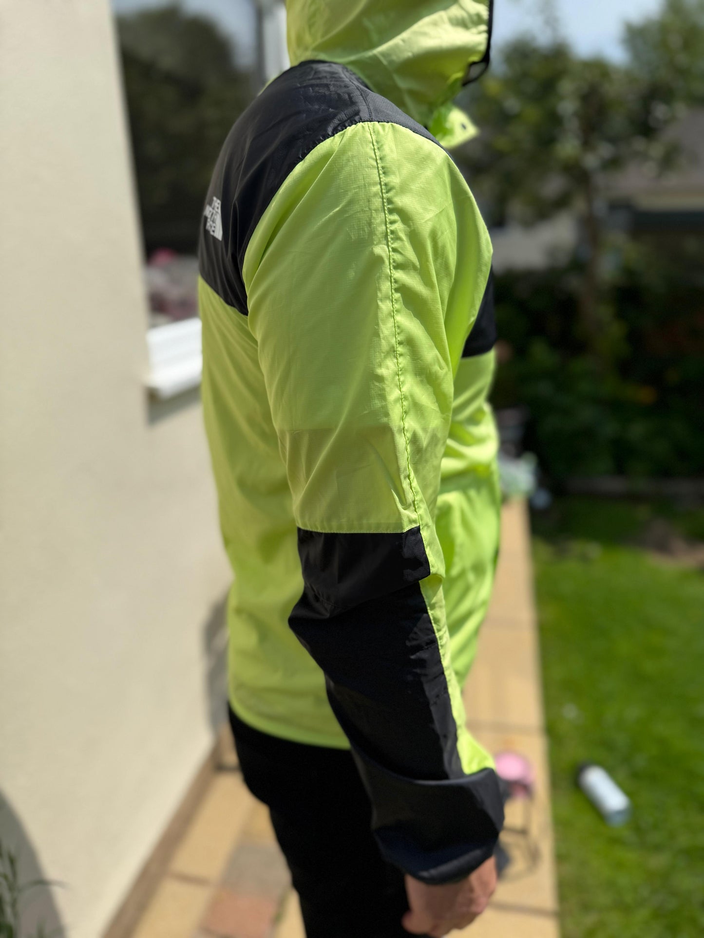 The North Face Windwall Hooded Packable Full Zip Windbreaker Jacket - M/Medium