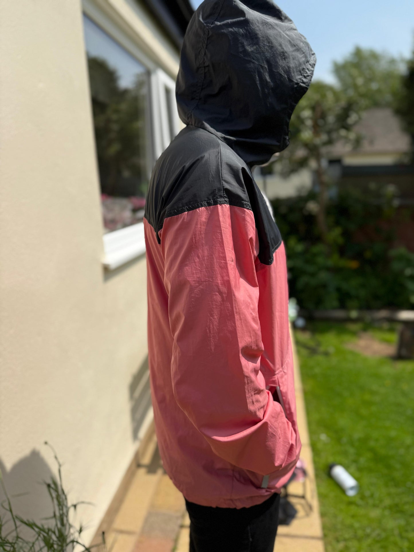 Columbia Pullover Hooded Windbreaker Jacket Multicolour - L/Large