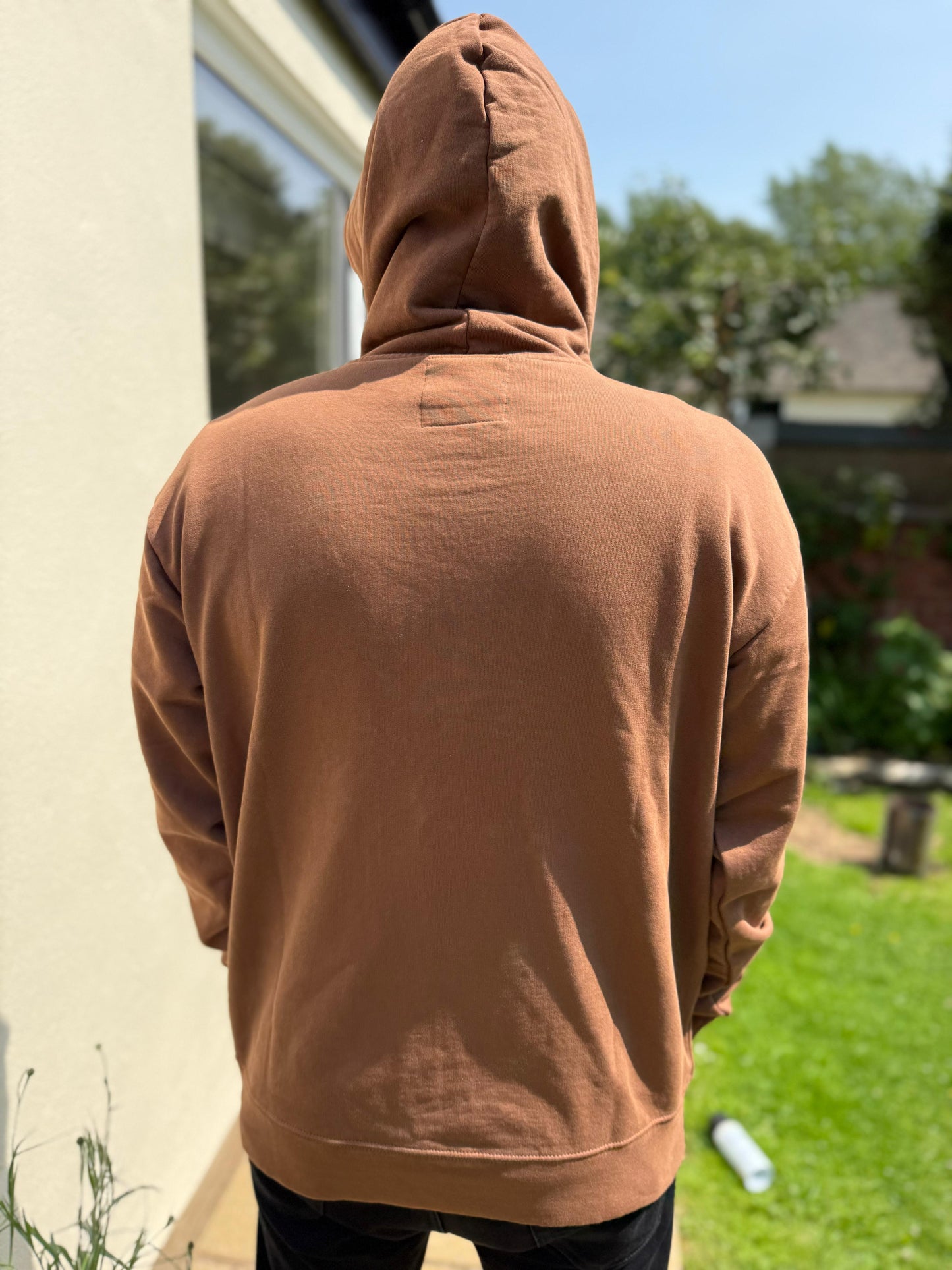 Brand New Market Spellout Brown Pullover Hoodie - L/Large