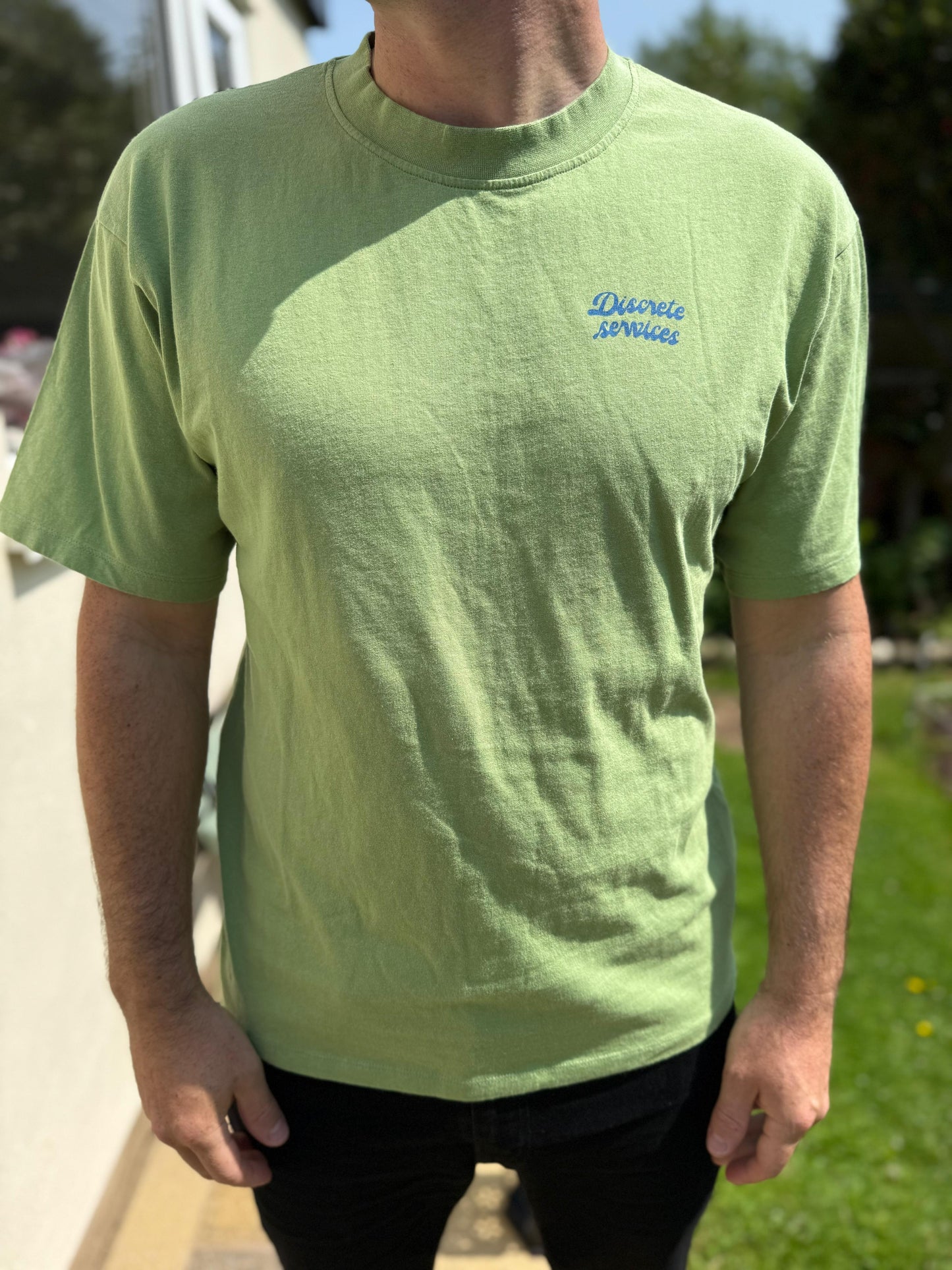 Brand New Mens EDWIN Japan Green Short Sleeve Inspector Tanuki T-Shirt RRP £50 - M/Medium