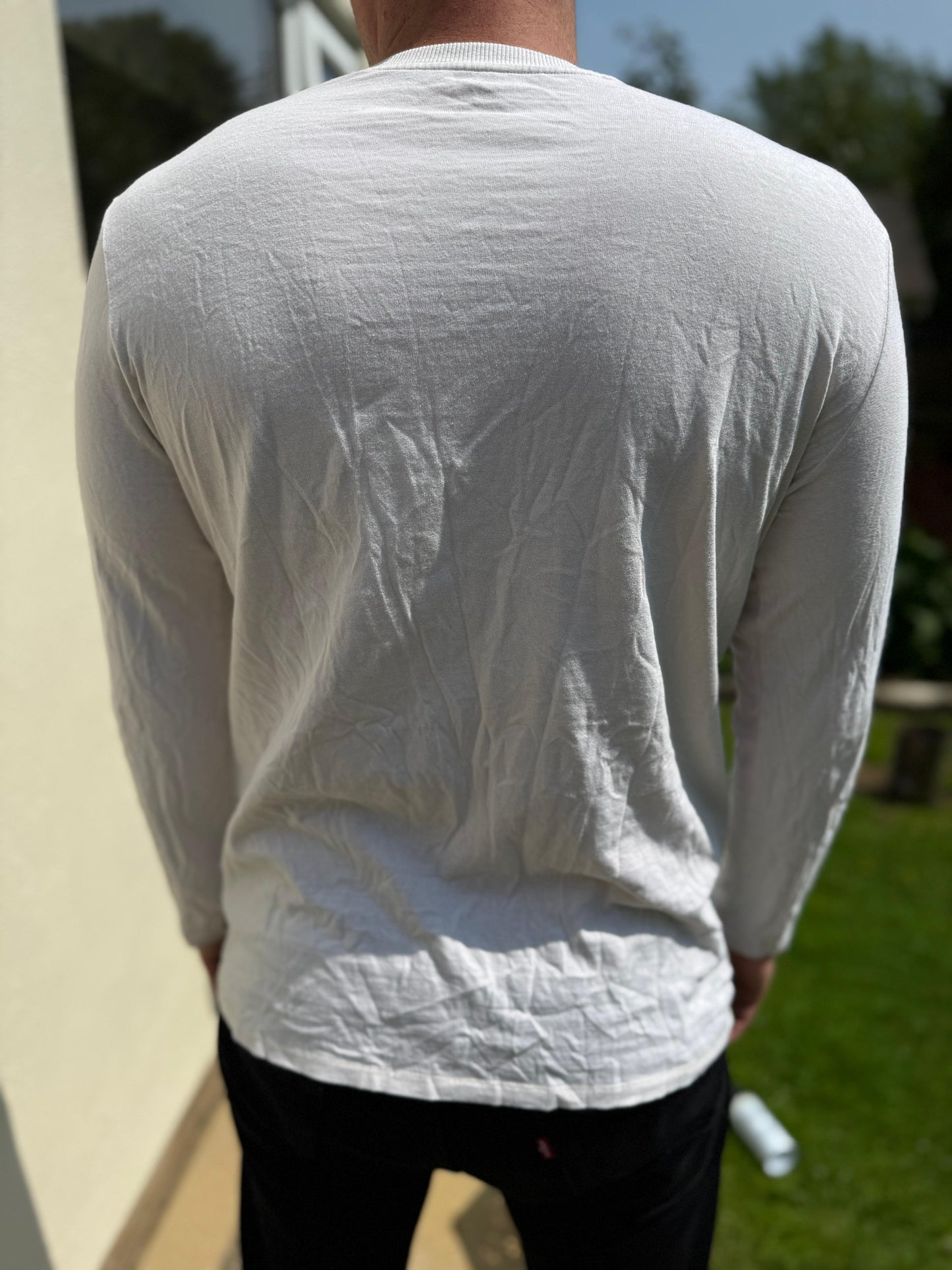 Passenger Outsiders Social Club Long Sleeve White T-Shirt Unisex - L/Large