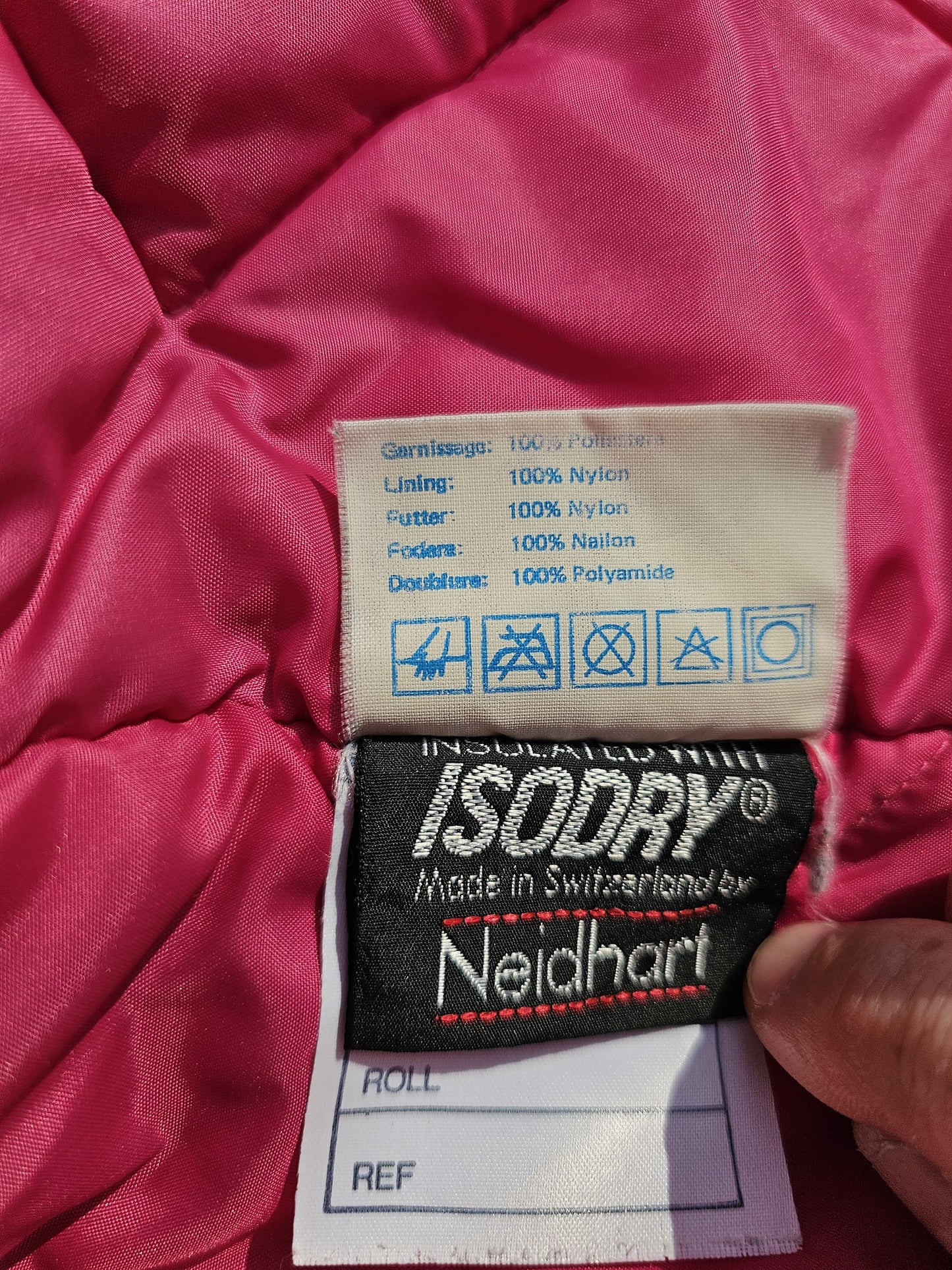 Vintage Berghaus Neidhart Gemini LTS Blue/Pink Full Zip Windbreaker 90s Coat/Jacket - Size 36