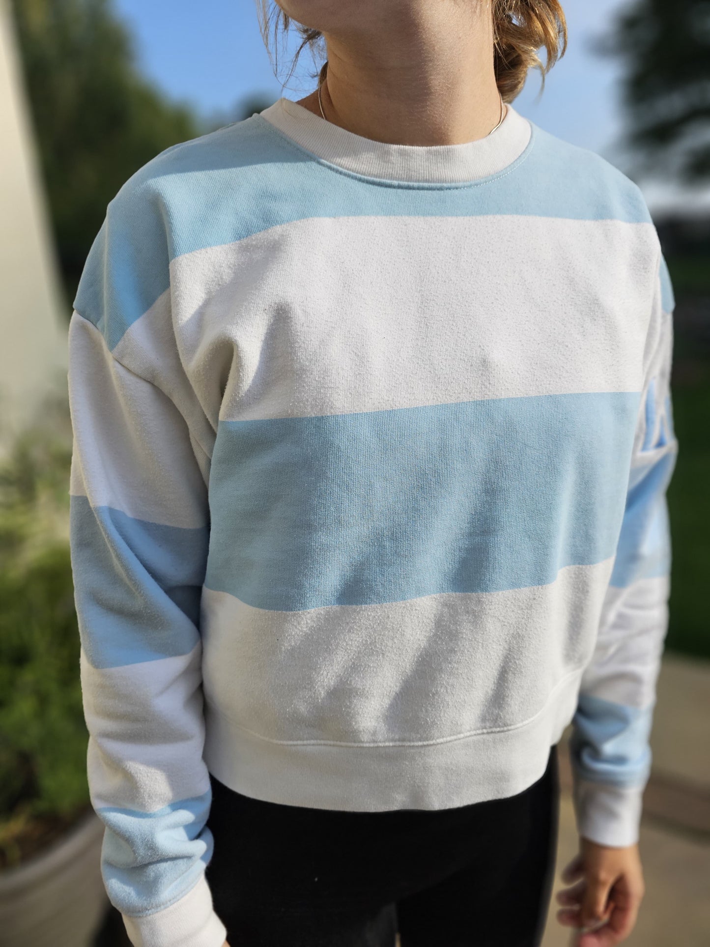 Womens Levi's Pullover Block Stripe Jumper Sweatshirt - XS/Extra Small S/M