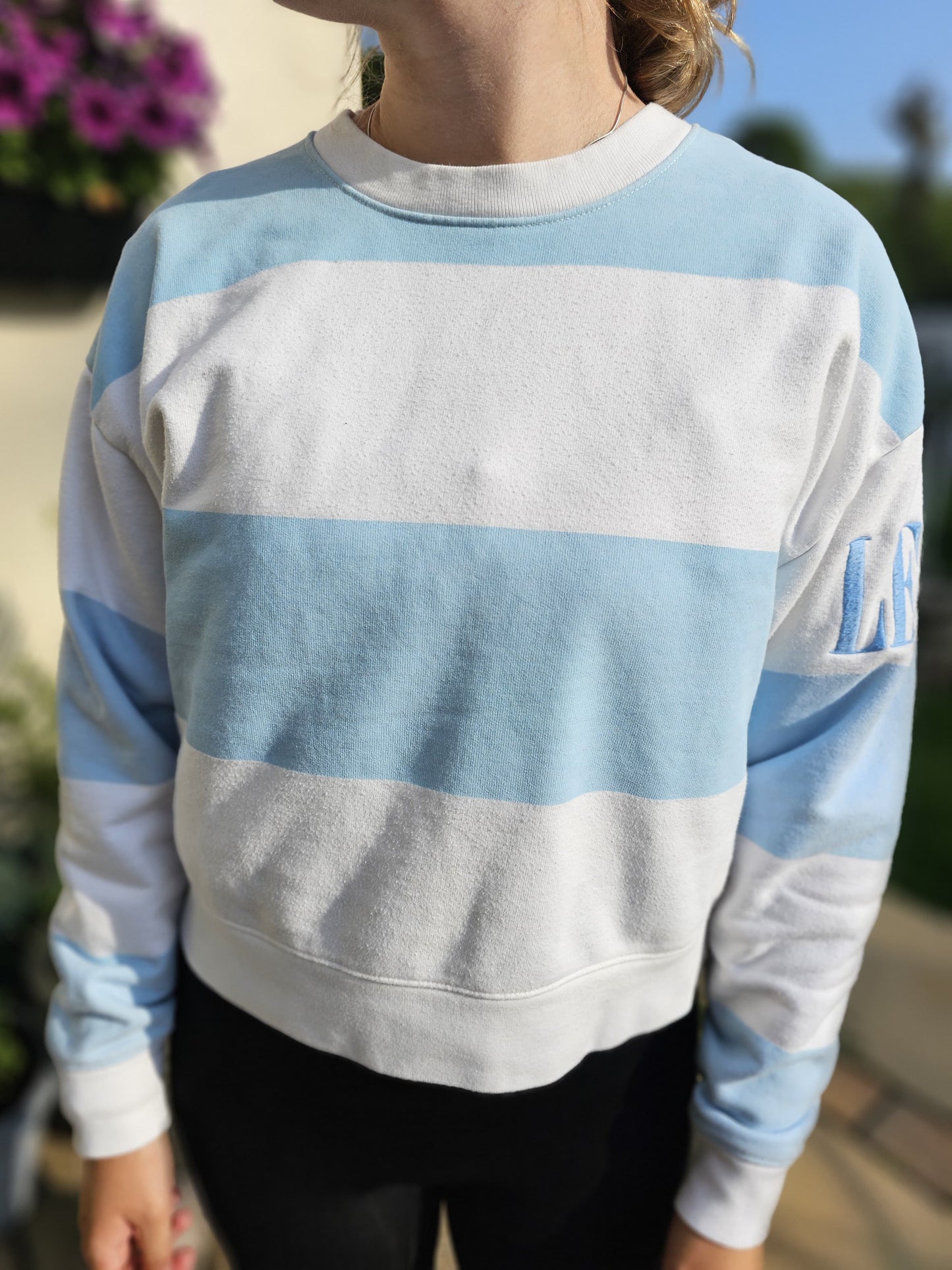 Womens Levi's Pullover Block Stripe Jumper Sweatshirt - XS/Extra Small S/M