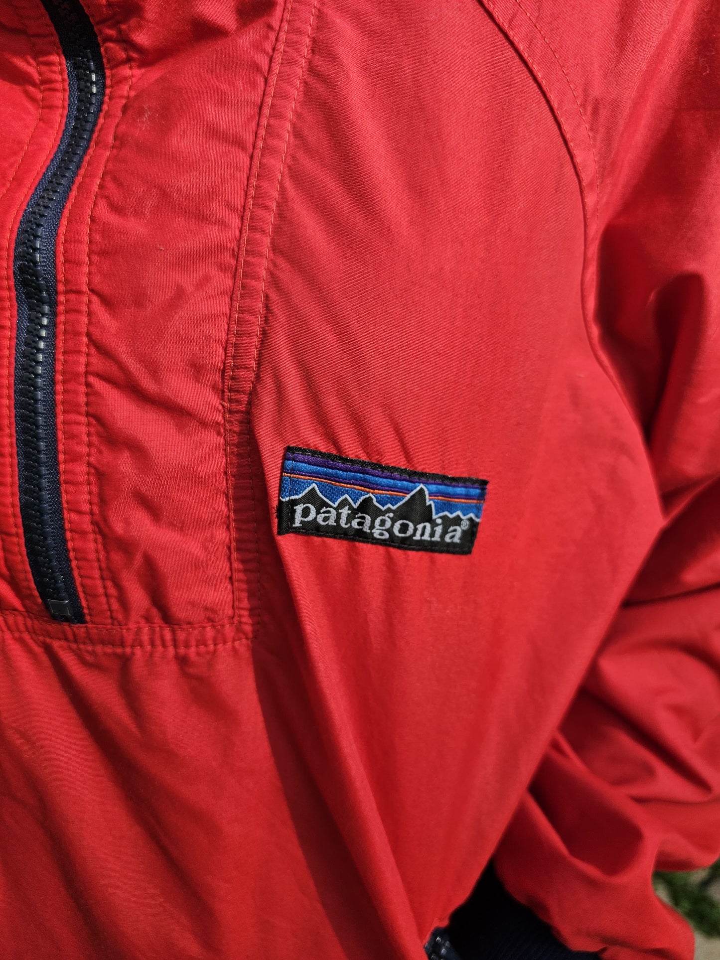Women's Patagonia Vintage Pullover Windbreaker Jacket - M/Medium