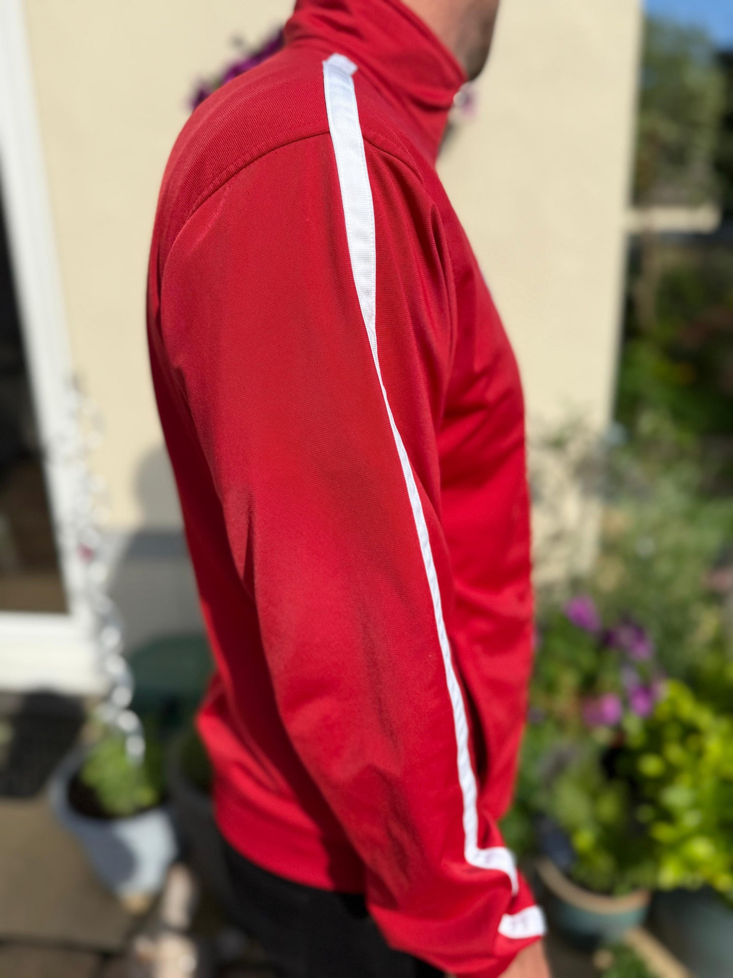 Awesome Y2K SilverTag Vintage Nike Track Suit Style Full Zip Sport Jacket - M/Medium