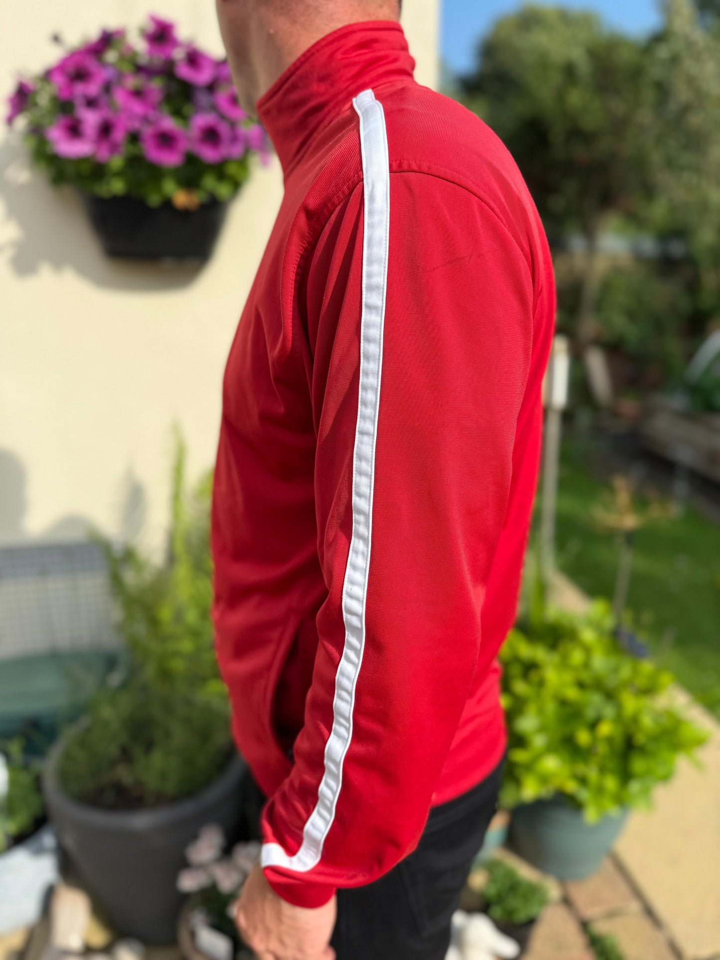 Awesome Y2K SilverTag Vintage Nike Track Suit Style Full Zip Sport Jacket - M/Medium