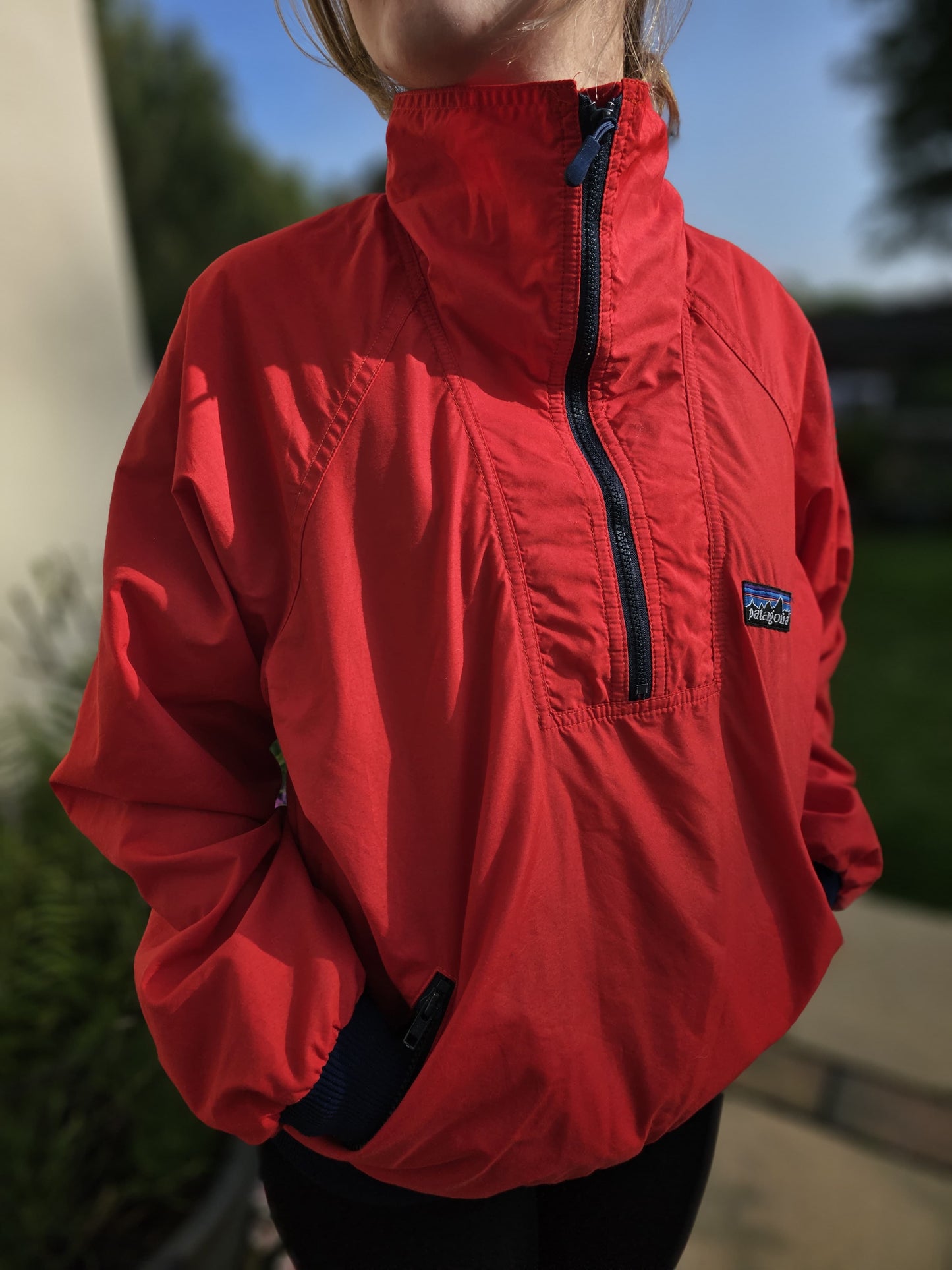 Women's Patagonia Vintage Pullover Windbreaker Jacket - M/Medium