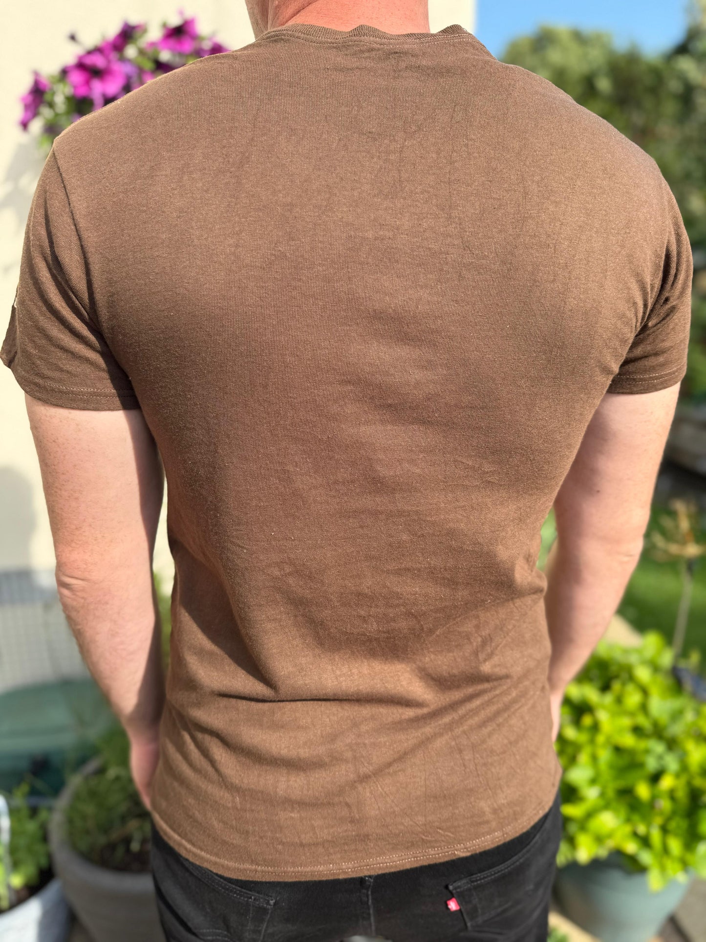 Columbia Brown Mountain Print Short Sleeve T-Shirt  - M/Medium