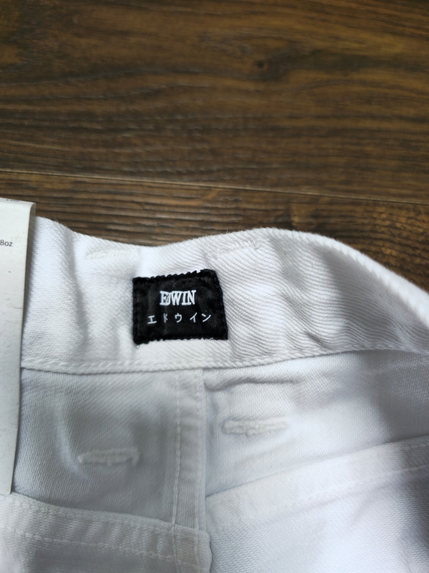 Mens EDWIN Japan Smart Casual White Embroidered Jeans  - RRP £120 - New With Tags