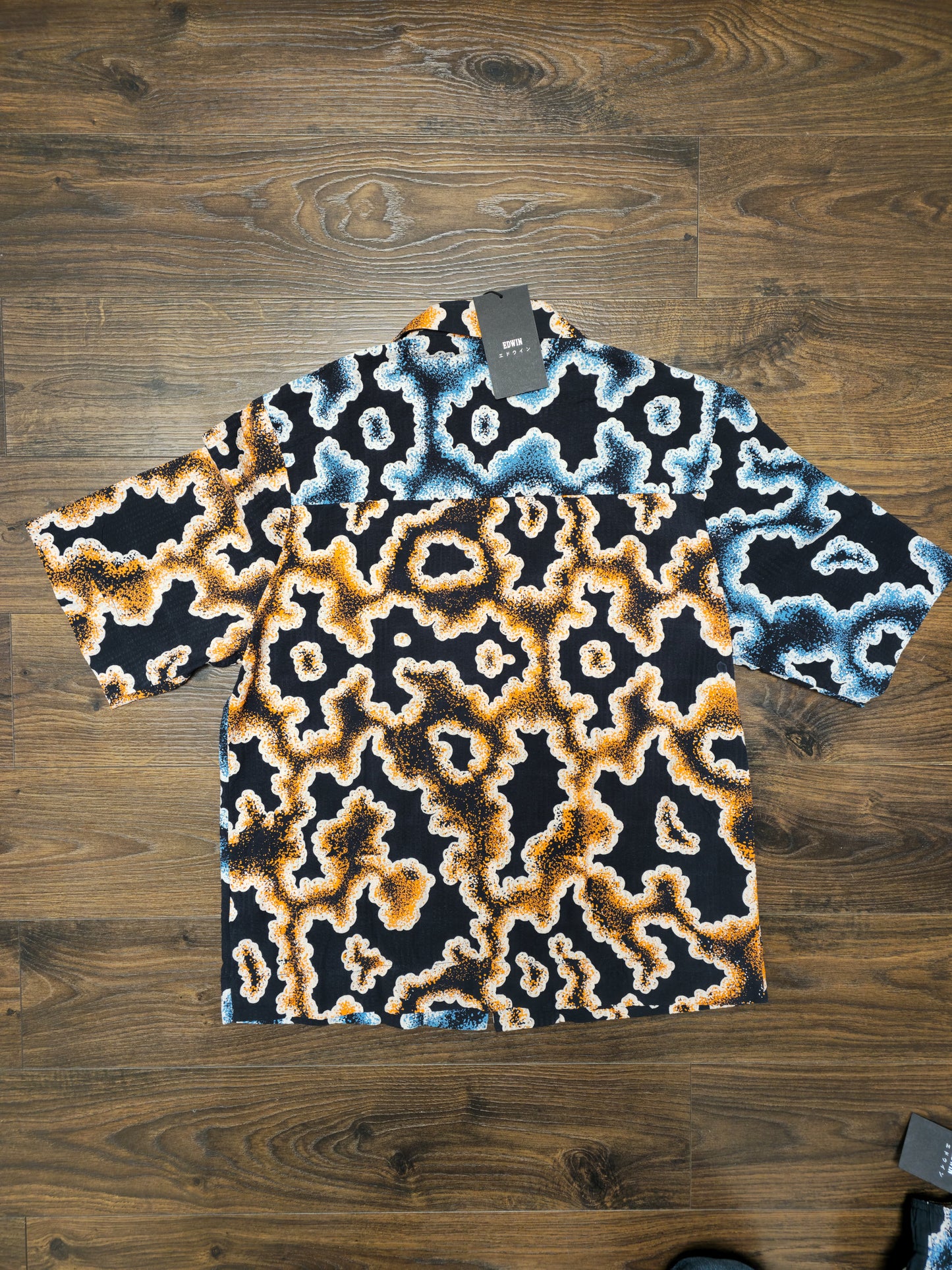 Brand New Mens EDWIN Japan Kumo Pattern Short Sleeve Shirt & Shorts - M/Medium - RRP £250