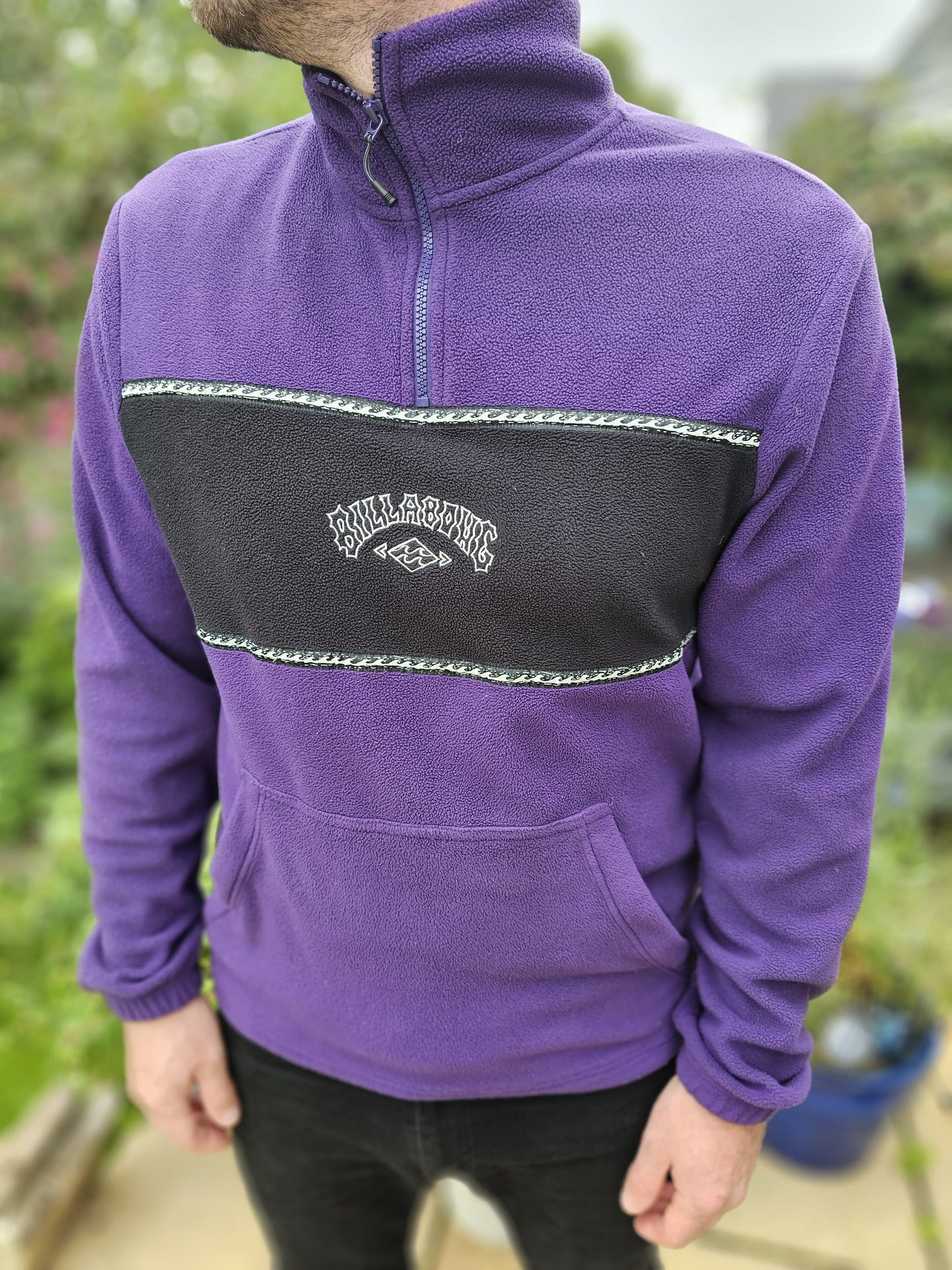 Billabong Mens/Unisex Arch Quarter 1/4 Zip Polar Fleece - M/Medium