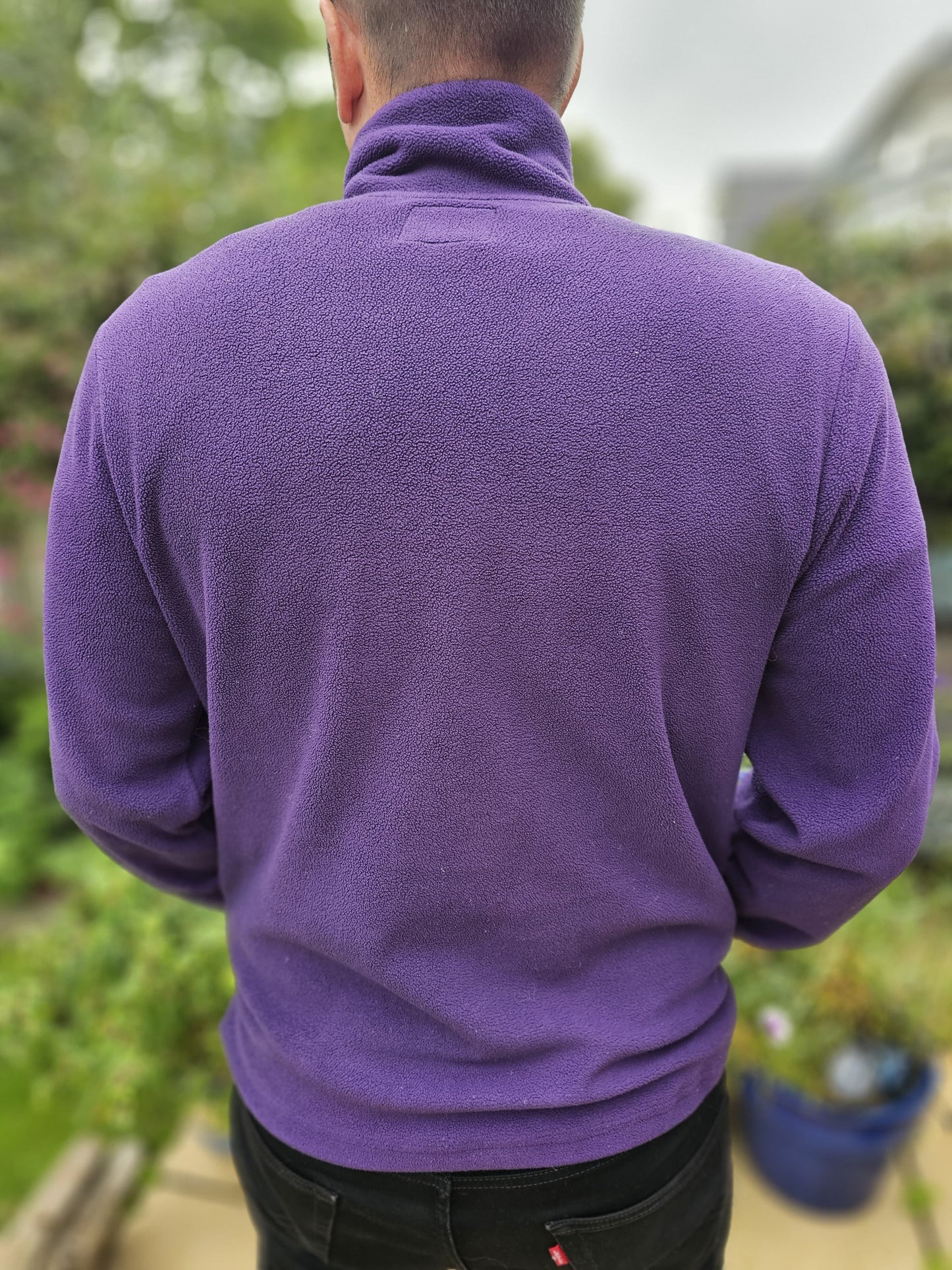 Billabong Mens/Unisex Arch Quarter 1/4 Zip Polar Fleece - M/Medium
