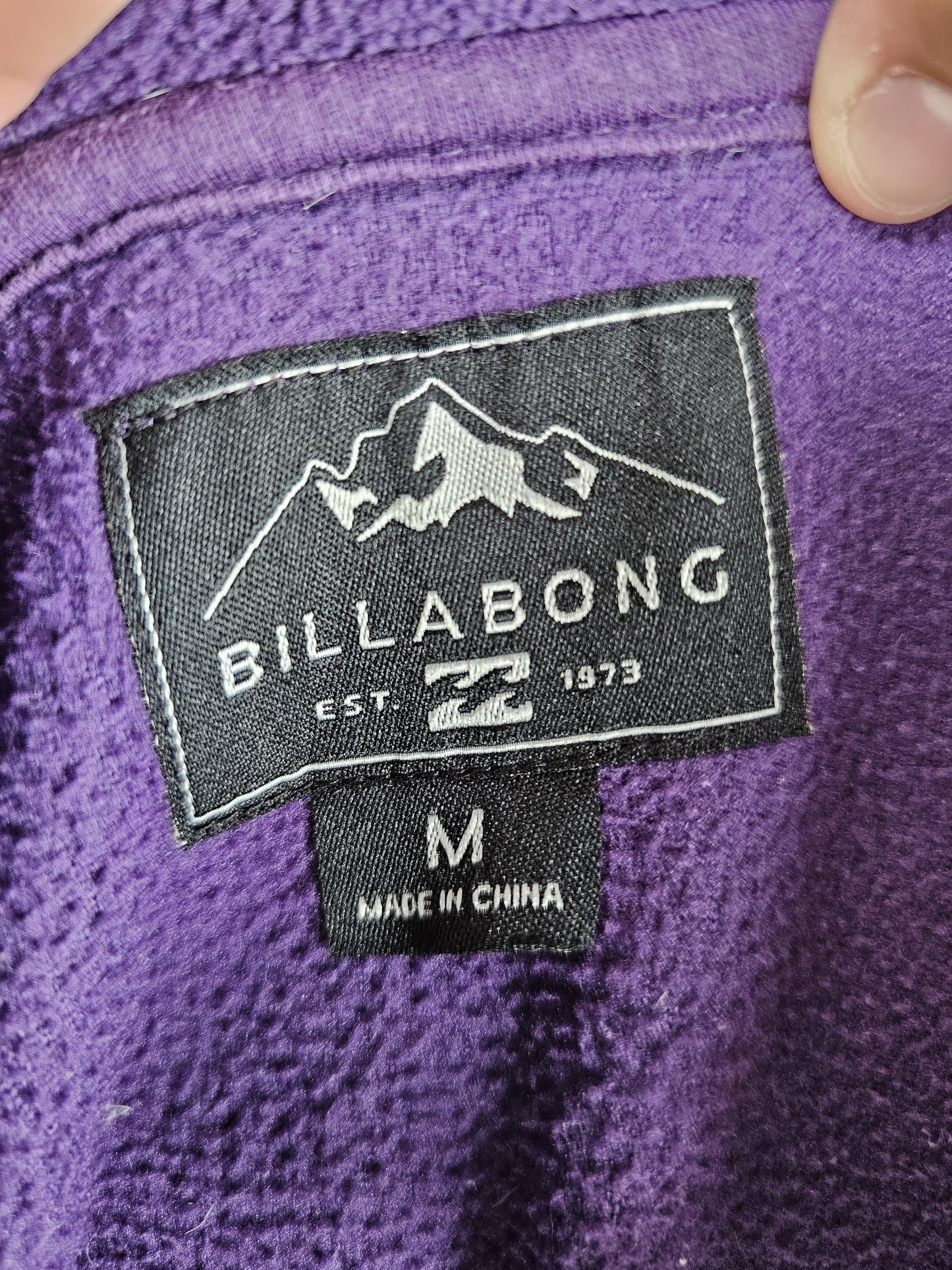 Billabong Mens/Unisex Arch Quarter 1/4 Zip Polar Fleece - M/Medium