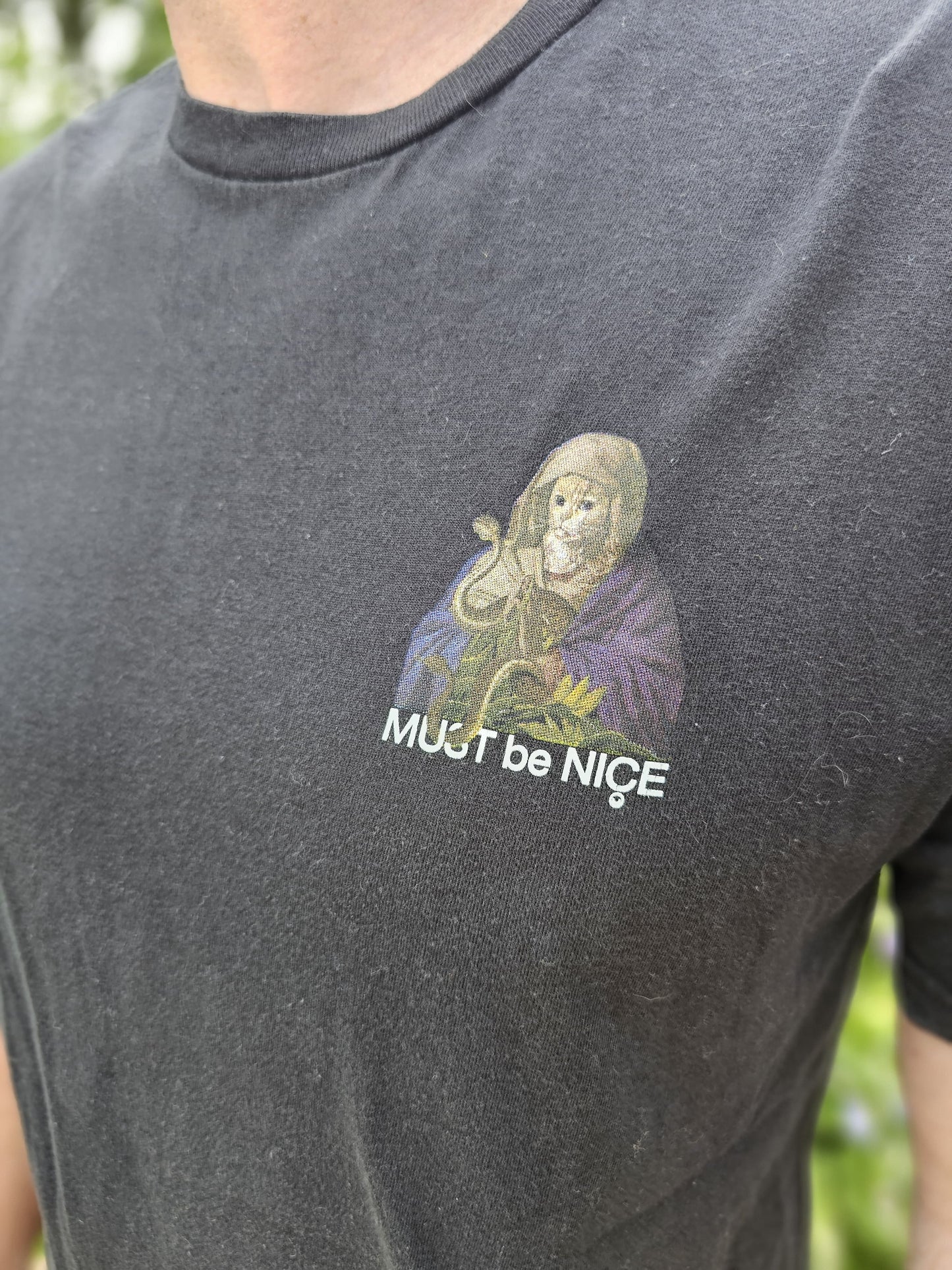 Ripndip Unisex Short Sleeve Nermal 'Must Be Nice' Print T-Shirt - L/Large