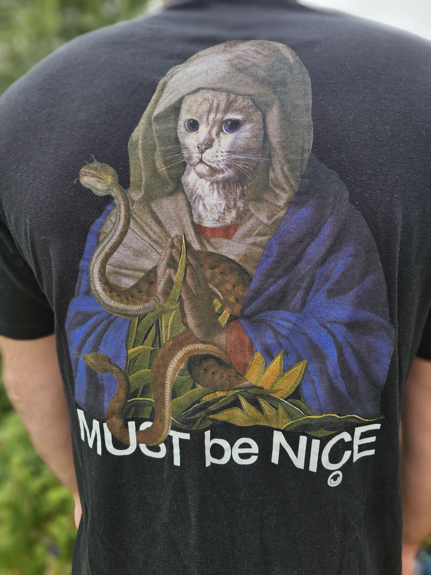 Ripndip Unisex Short Sleeve Nermal 'Must Be Nice' Print T-Shirt - L/Large