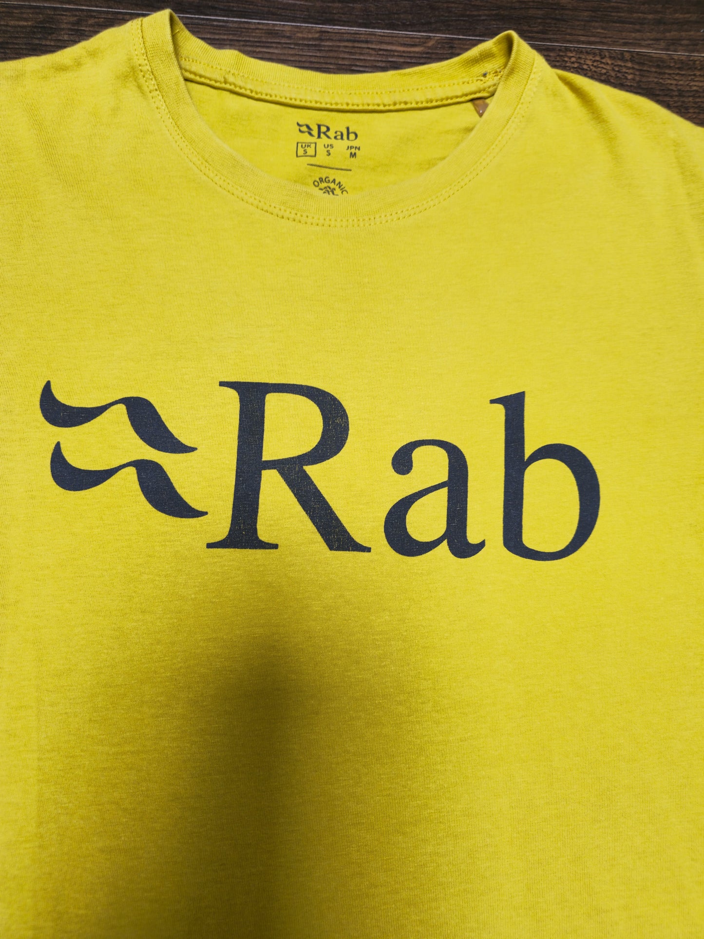 Mens Rab Casual Yellow T-Shirt - S/Small