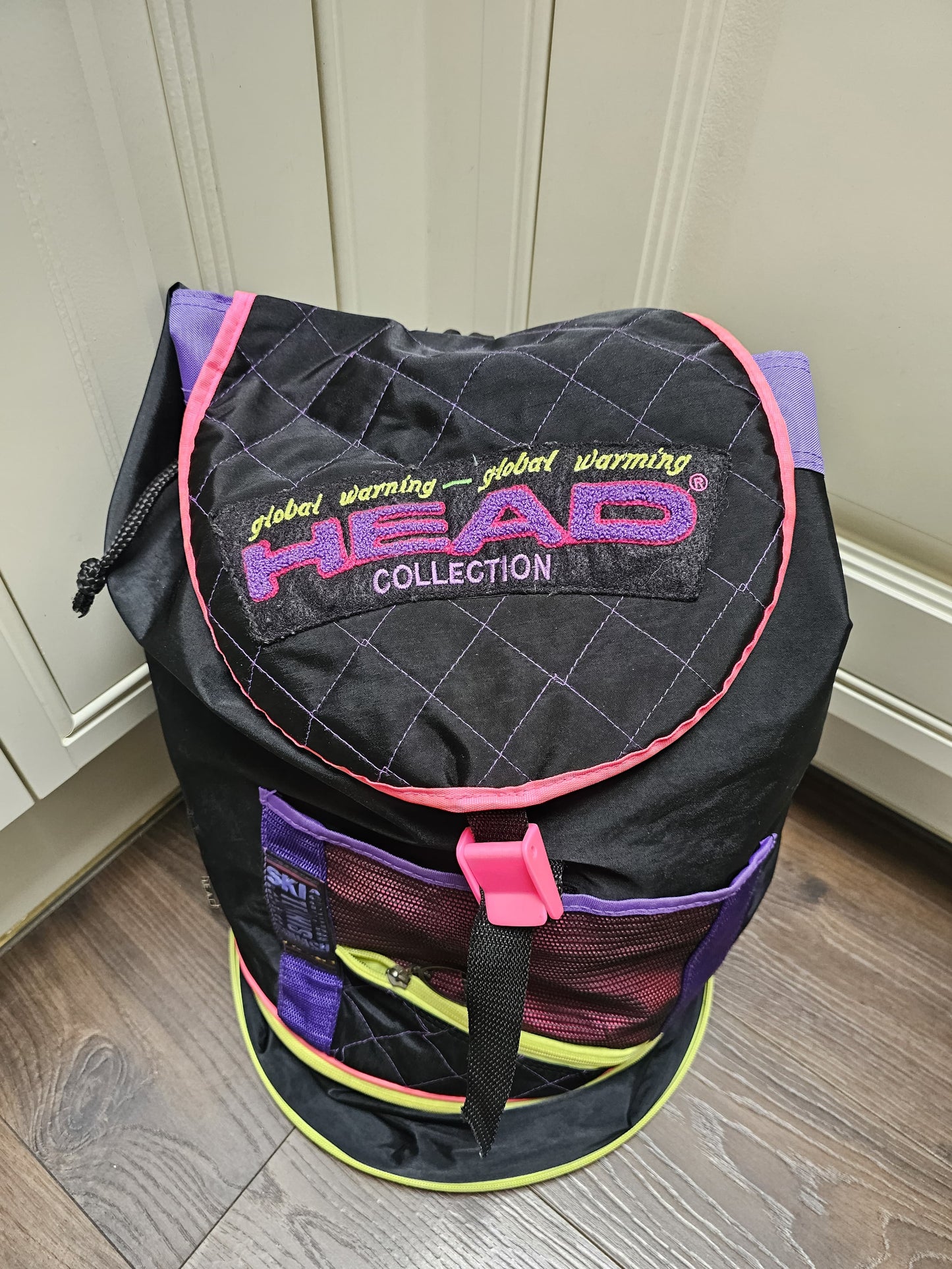 Vintage HEAD Global Warming Collection Backpack/Rucksack 80's/90's