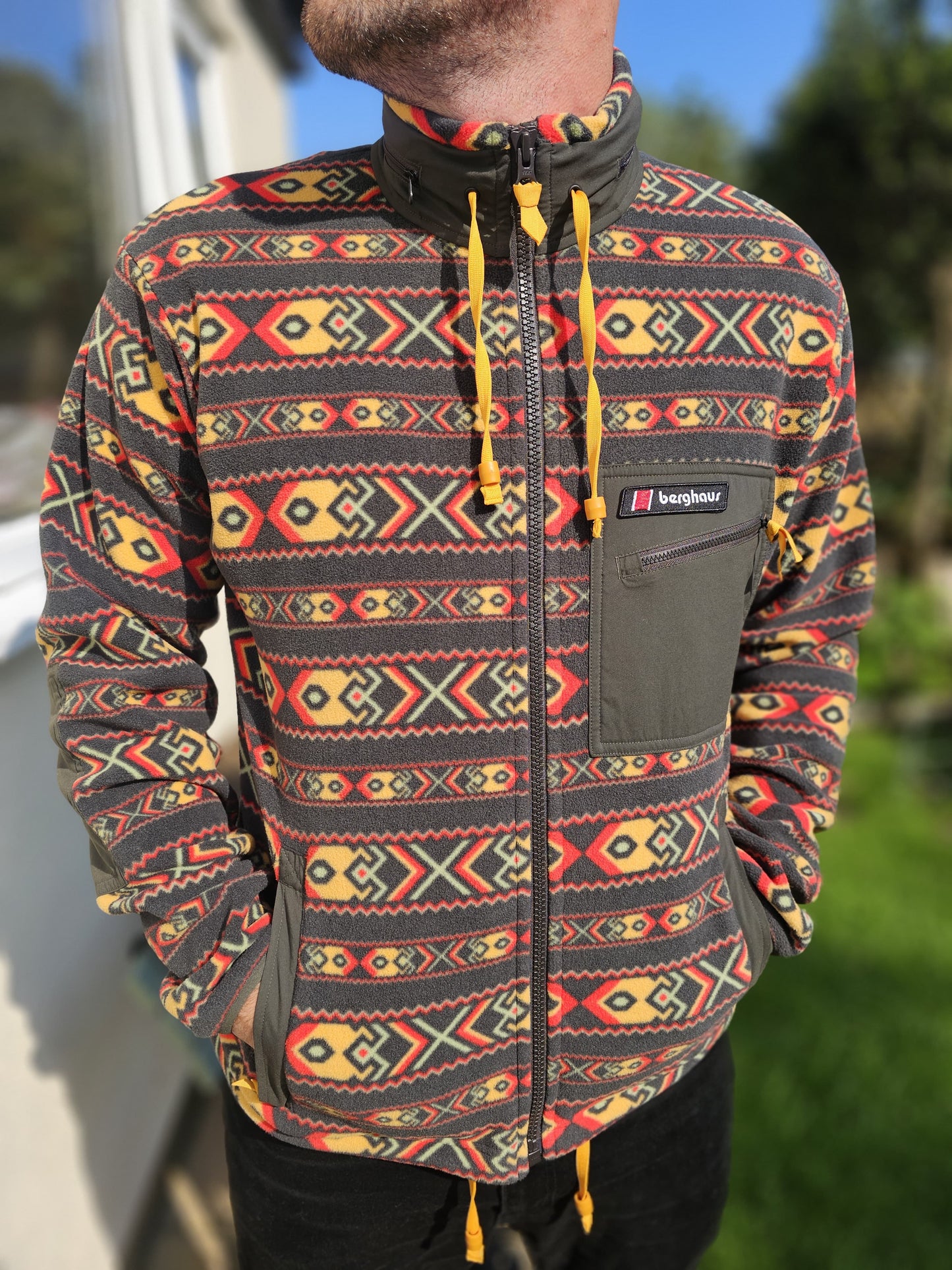 Berghaus Ascent 91 Dean Street Aztec Full Zip Jacket - Unisex - M/Medium