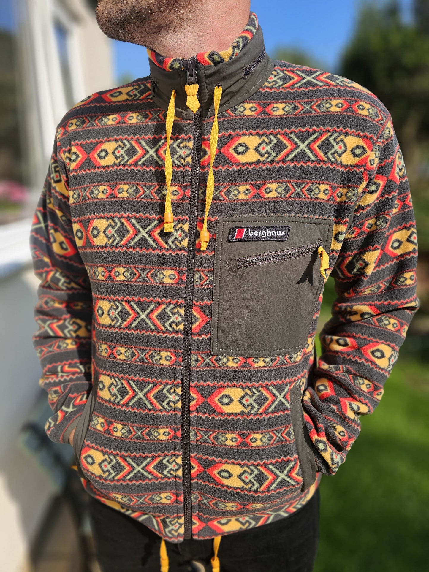 Berghaus Ascent 91 Dean Street Aztec Full Zip Jacket - Unisex - M/Medium