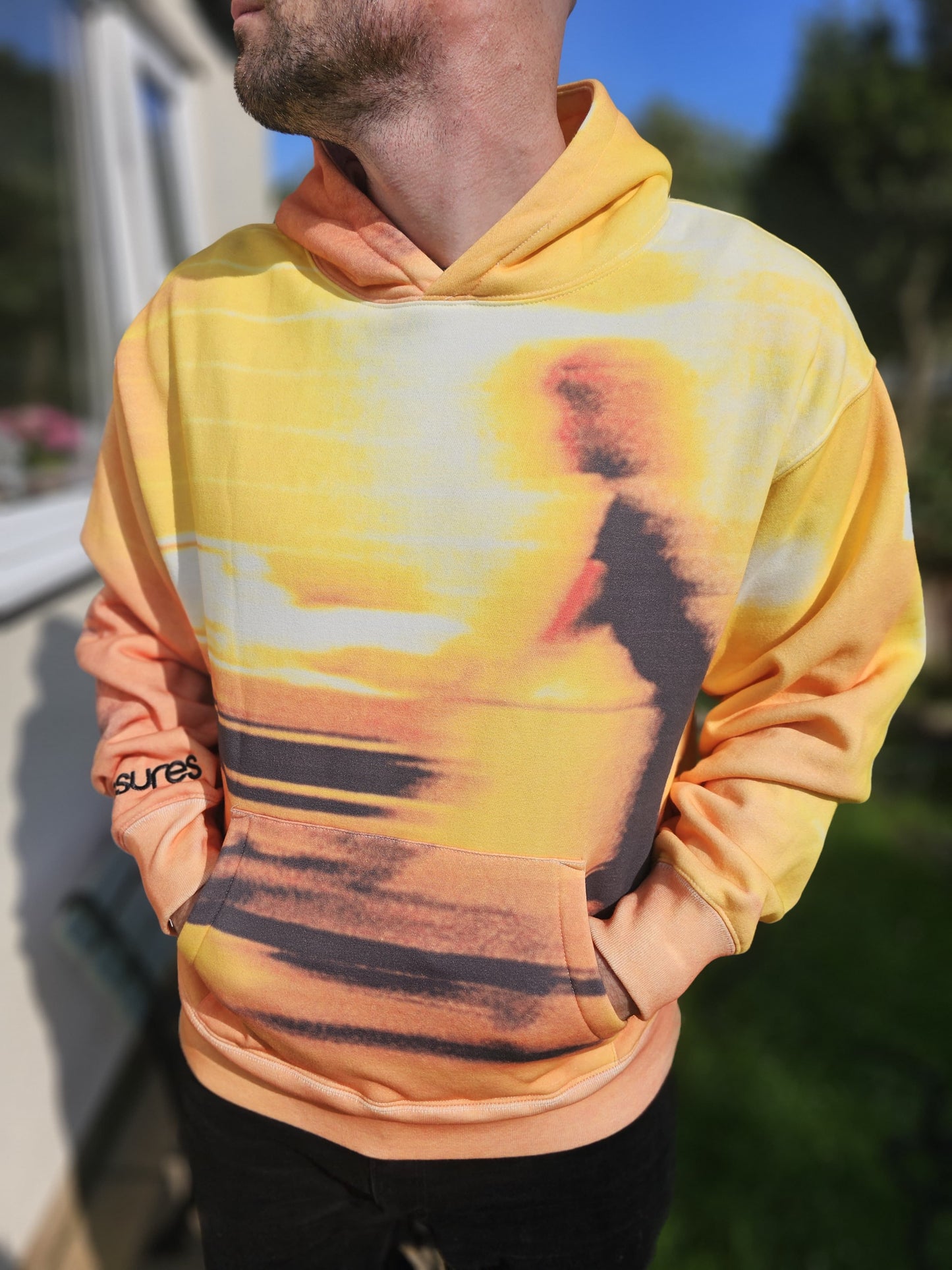 Limited Edition Blur X Pleasures Collab Pullover Embroidered Hoodie - L/Large