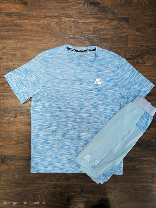 Montirex Activewear SET Shorts Short Sleeve T-Shirt - L/Large & XL/Extra Large