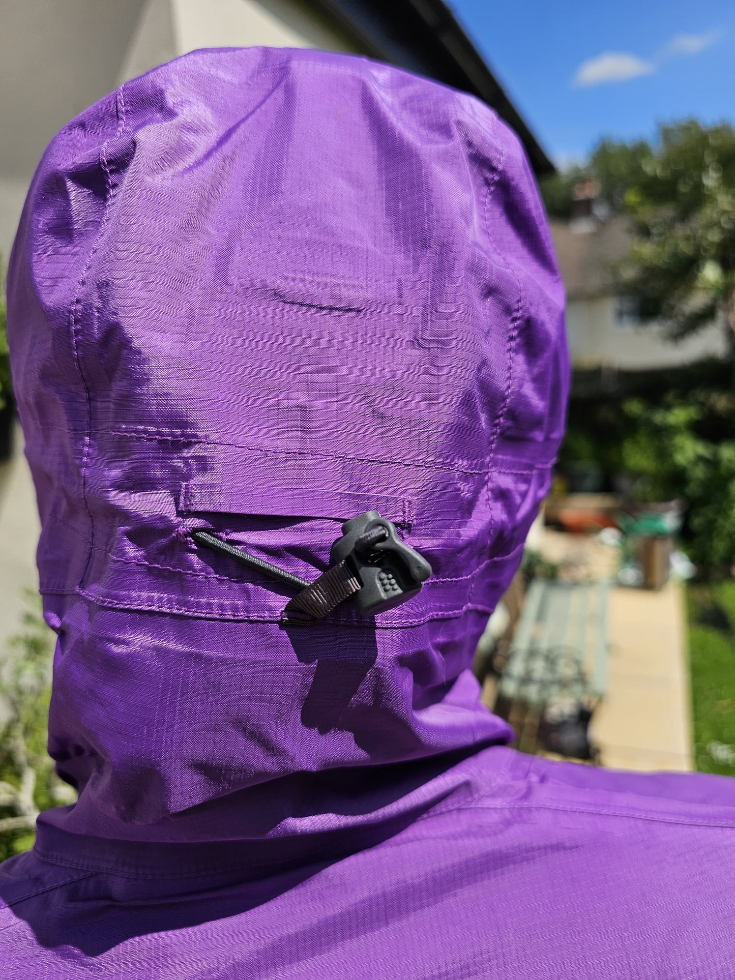 Patagonia Womens Purple H2NO Full Zip Hooded Rain Jacket/Windbreaker Coat - XS/Extra Small